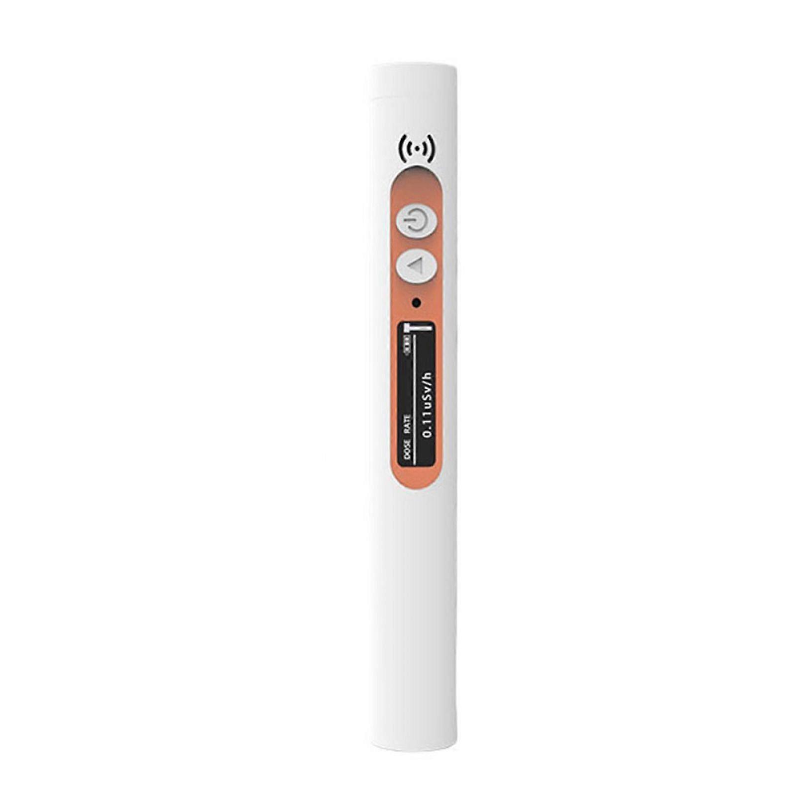 Handheld Portable Nuclear Radiation Detector Household Laboratory Multi-function Radioactive Geiger Counter Digital Backlit OLED Display -Rays X-Rays