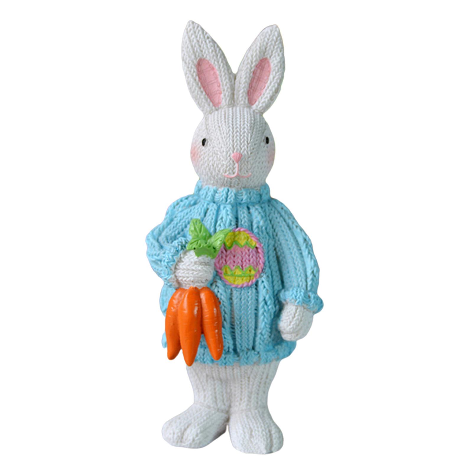 Cute Standing Resin Rabbit Beautiful For Children