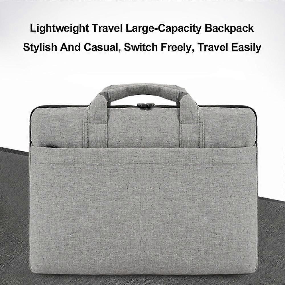 Portable Laptop Bag for 15'' Notebook Shockproof Multi-Pocket Messenger Case for All