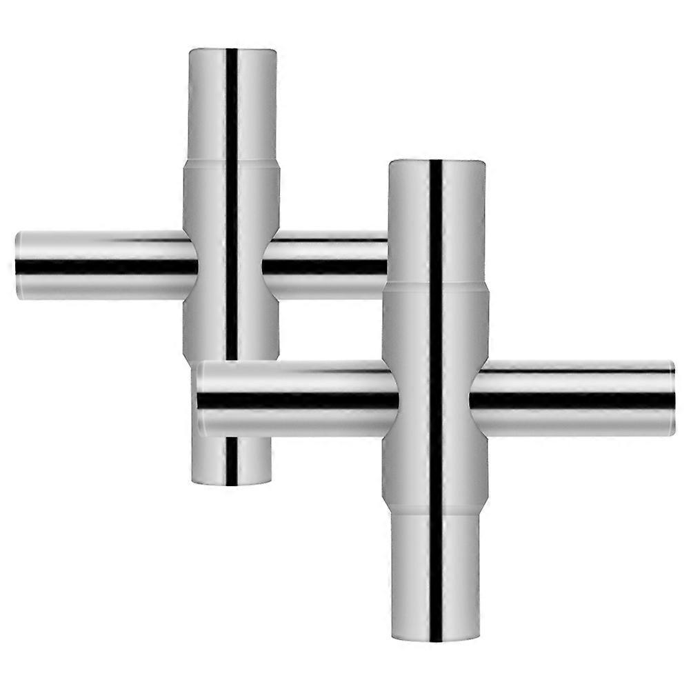 2pcs Sillcock Wrench Set with 1/4" 9/32" 5/16" 11/32" Sockets for Electric Water Gas Meter Box