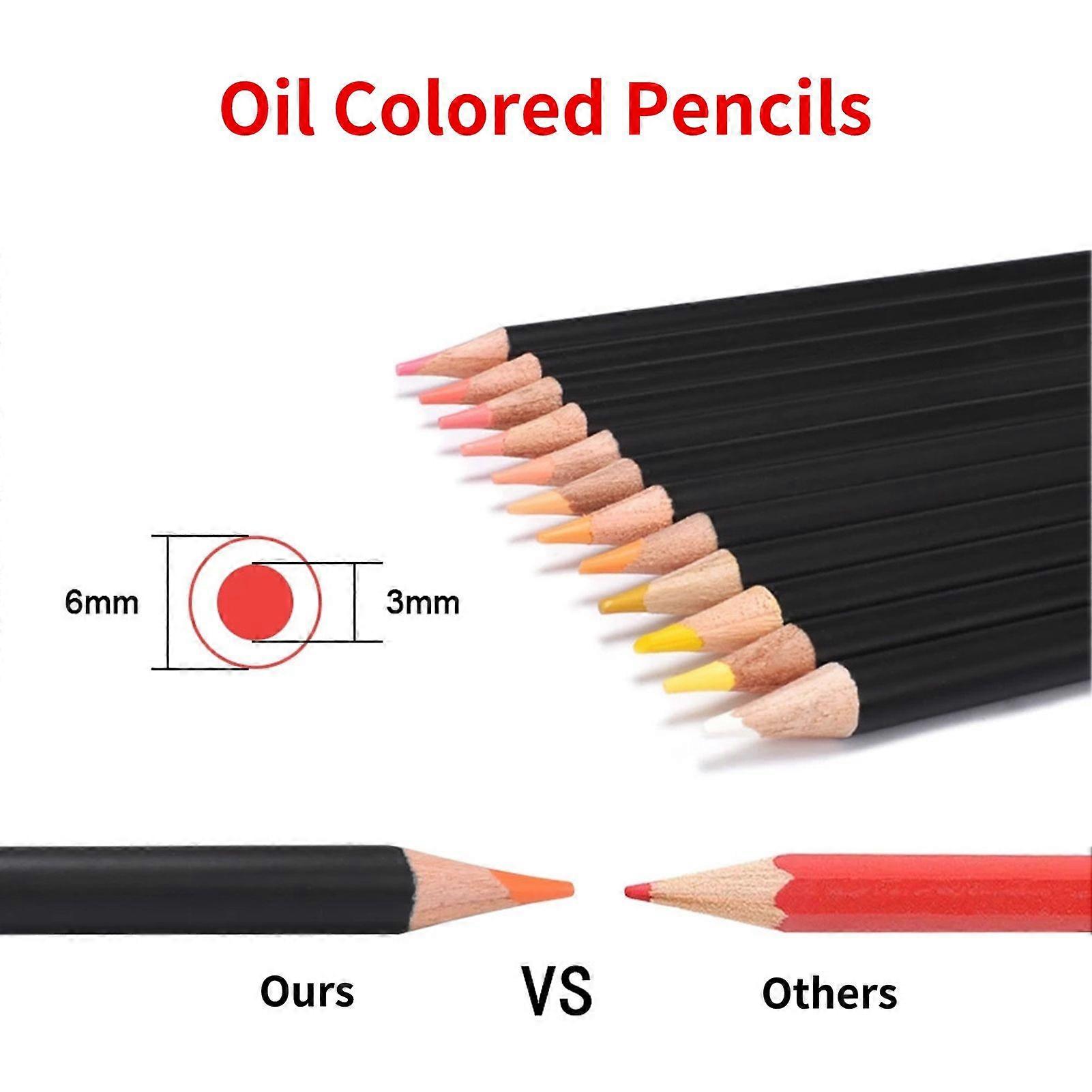 95-Piece Professional Drawing Pencils and Sketch Set Includes Oil Colored Pencil Sketch Charcoal Graphite Pencil Sharpener Eraser Storage Bag Art Supp