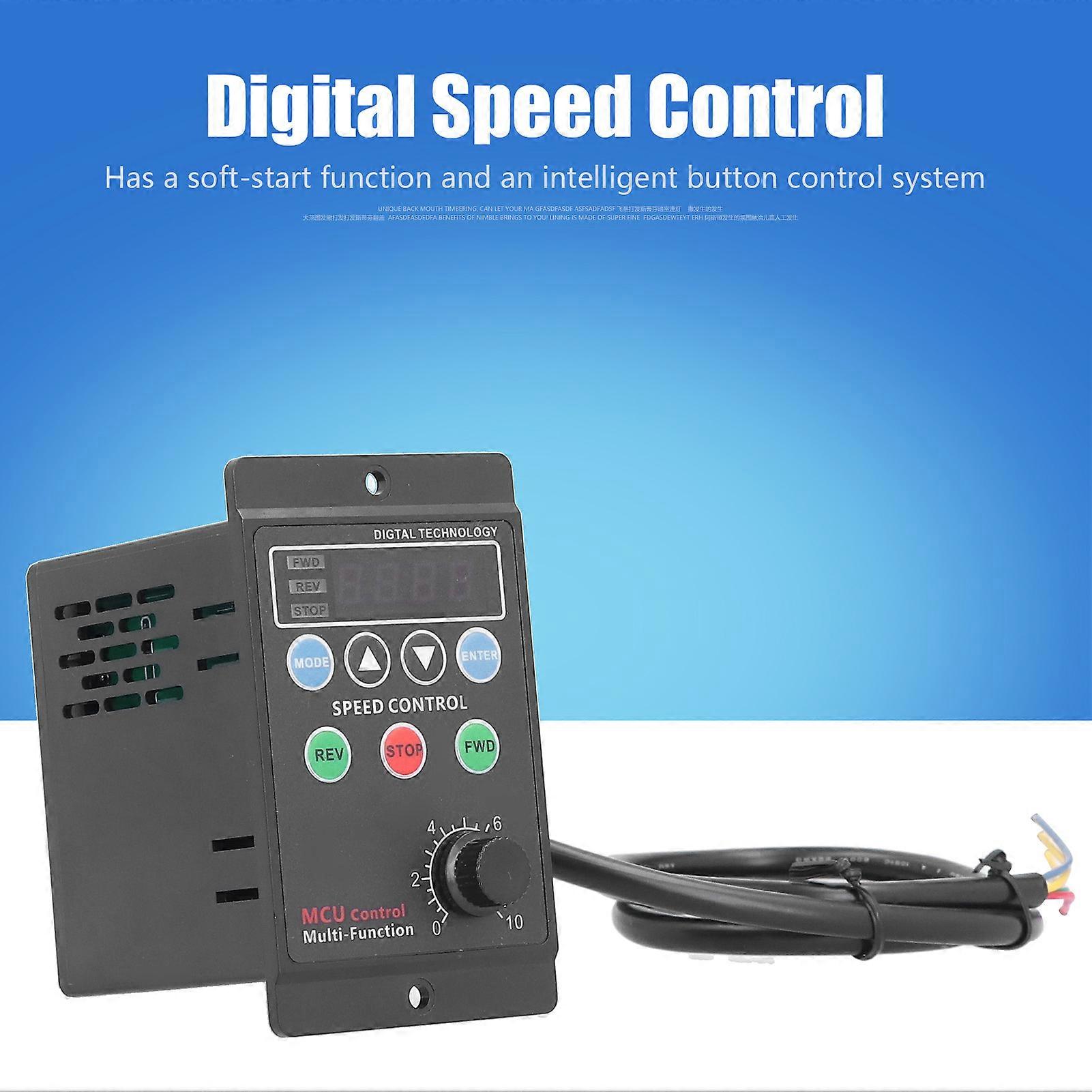 UX52 Digital Motor Speed Controller AC 220V 250W 53x81mm