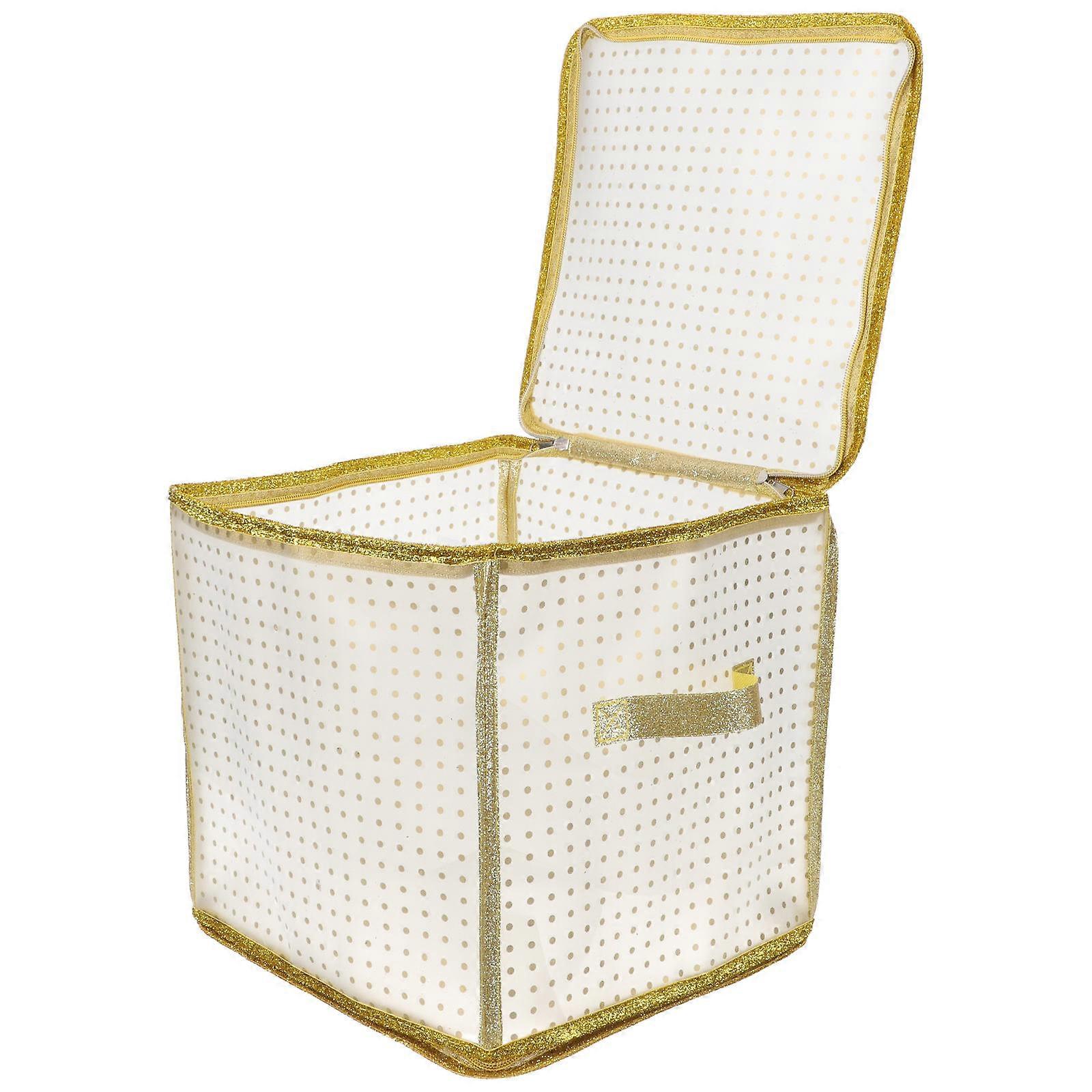 Ornaments Storage Christmas Ball Box for Store Display Multi Oxford Cloth 1Pack