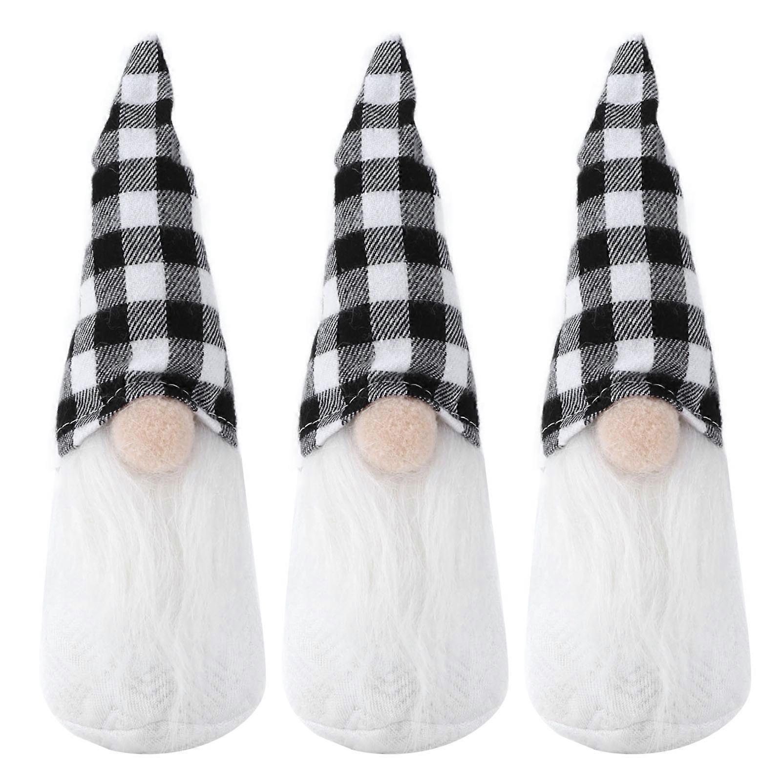 GPB 3Pcs Faceless Doll Unique Design Fine Workmanship Perfect Gift Christmas Decoration Doll