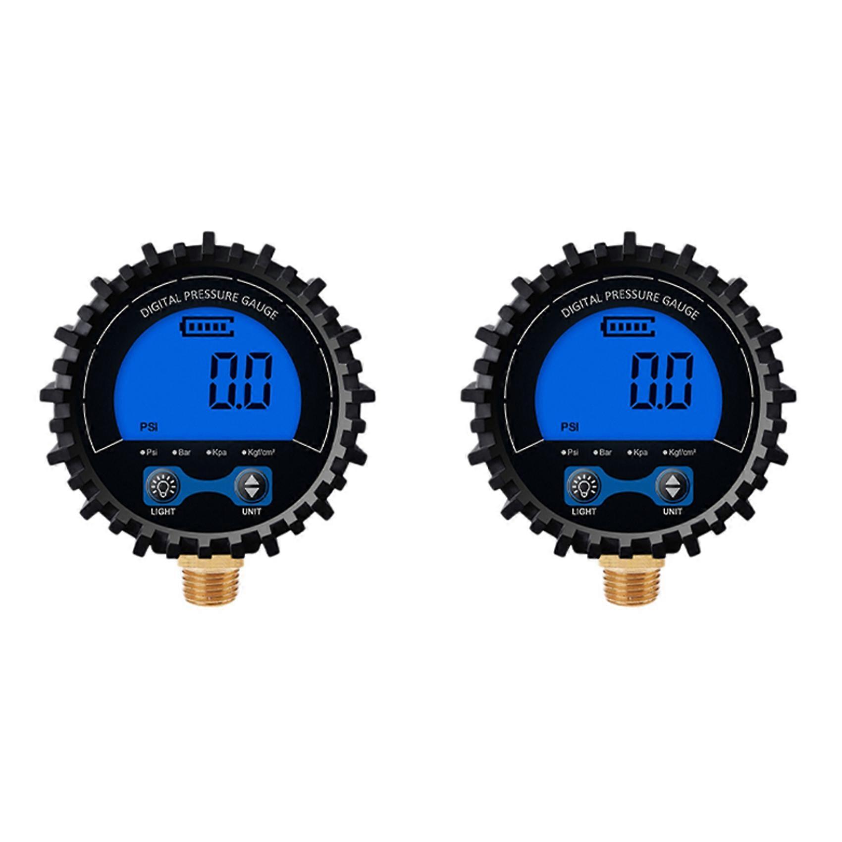 Tire Pressure Gauge Digital Tire Tester Display Air Pressure Manometer Quick Connect Coupler