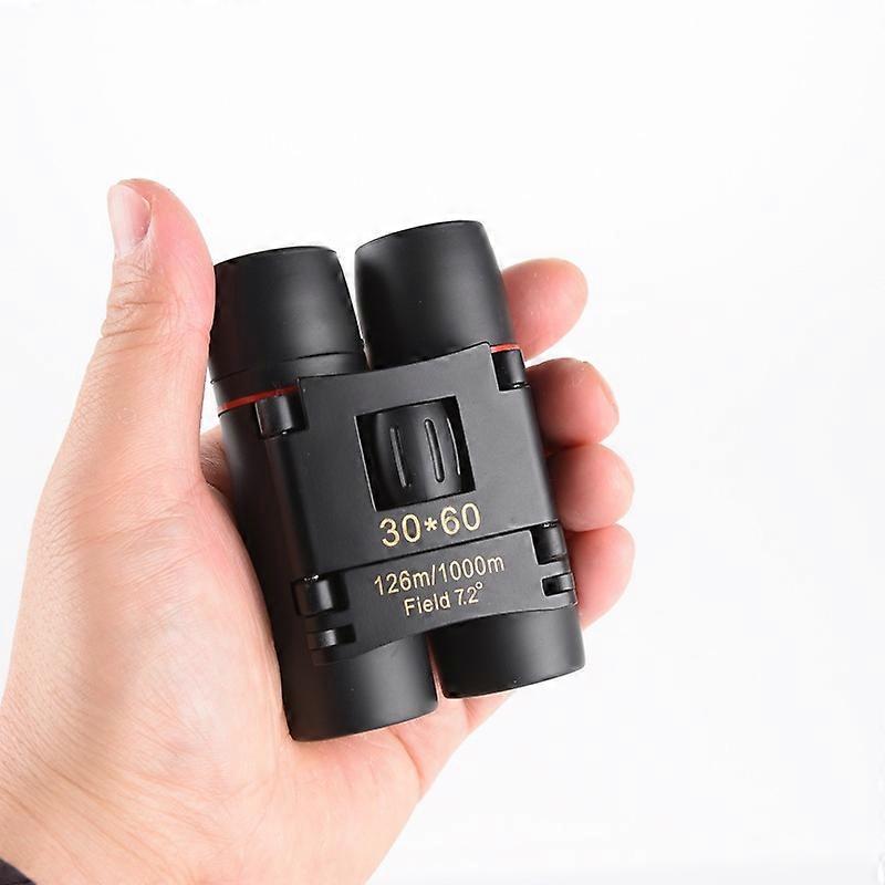 Folding binoculars, 30x60, 8x magnification with low-light night vision