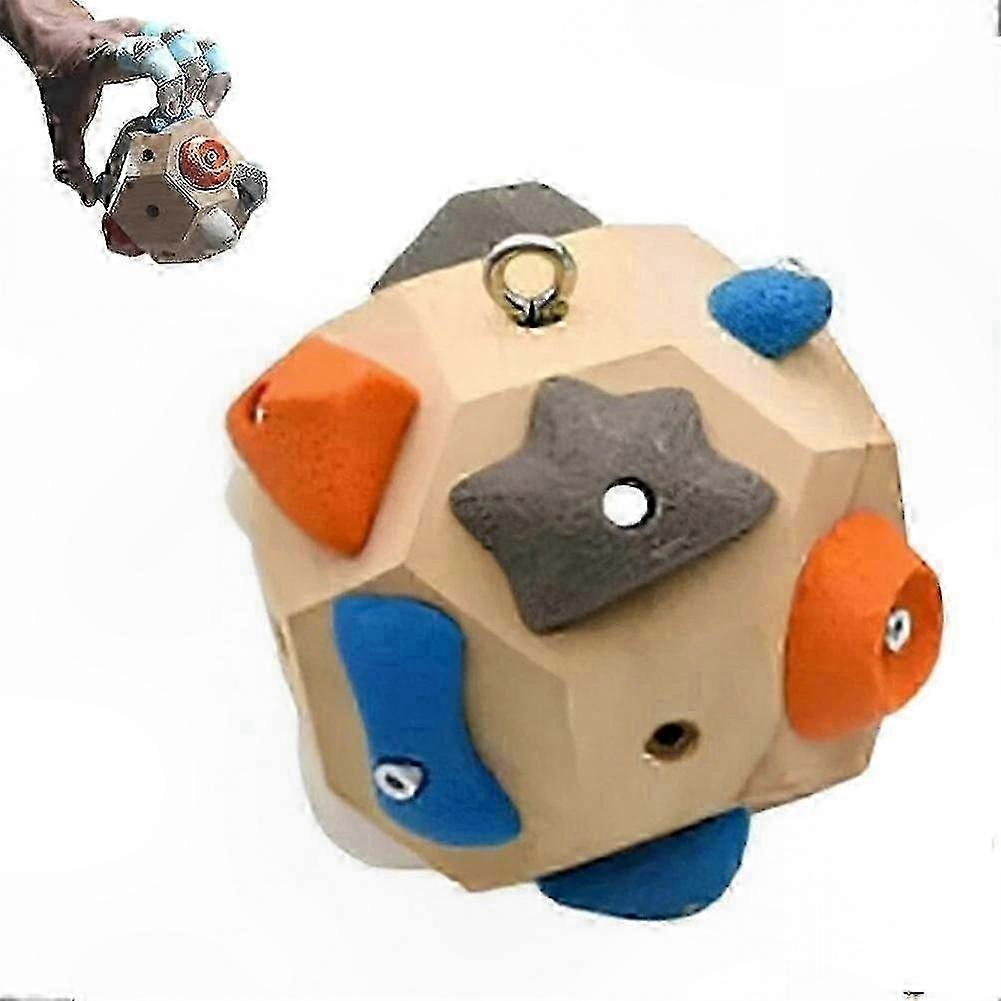 3D Rock Climbing Training Ball for Finger Strength and Grip Development Multi-functional Boulder Block for Handcrafted Fitness