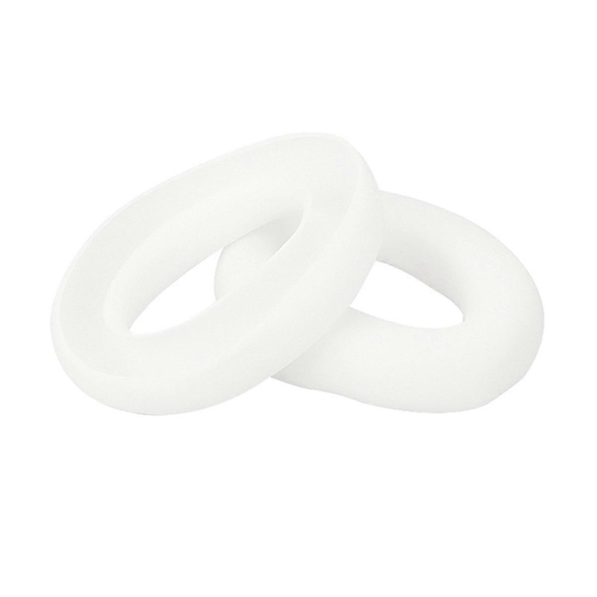 Replacement Earpad for Q20I Headphone Silicone Ear Cushions Ear Pad Cover White