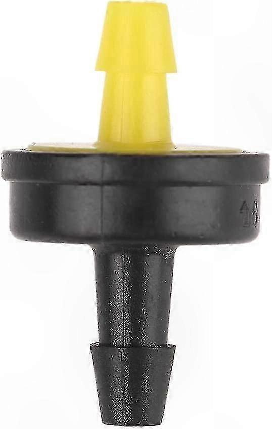 50 Pack Adjustable Drip Emitters for Garden Irrigation Systems with Pressure Compensation Feature