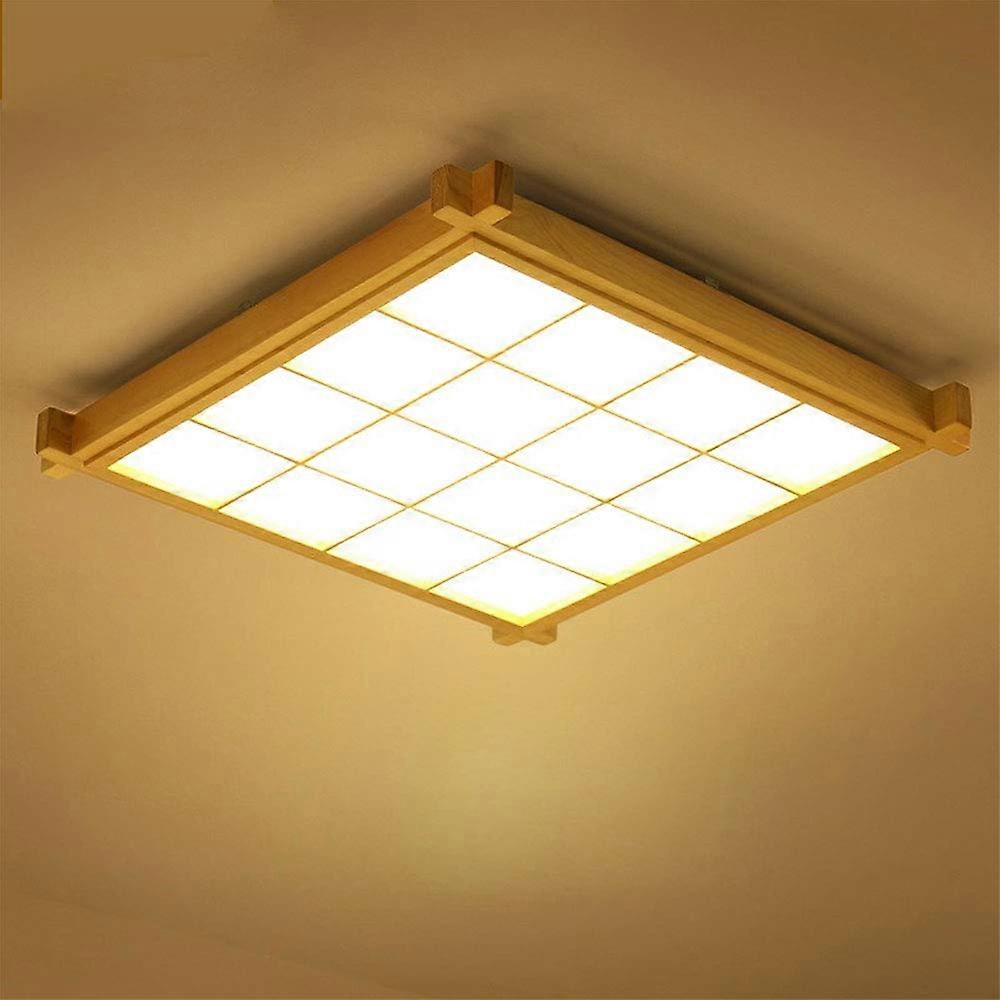Japanese Style LED Ceiling Lamp Studio Nordic Lights Solid Wood Customized Bedroom Lighting Energy Efficiency Class A++