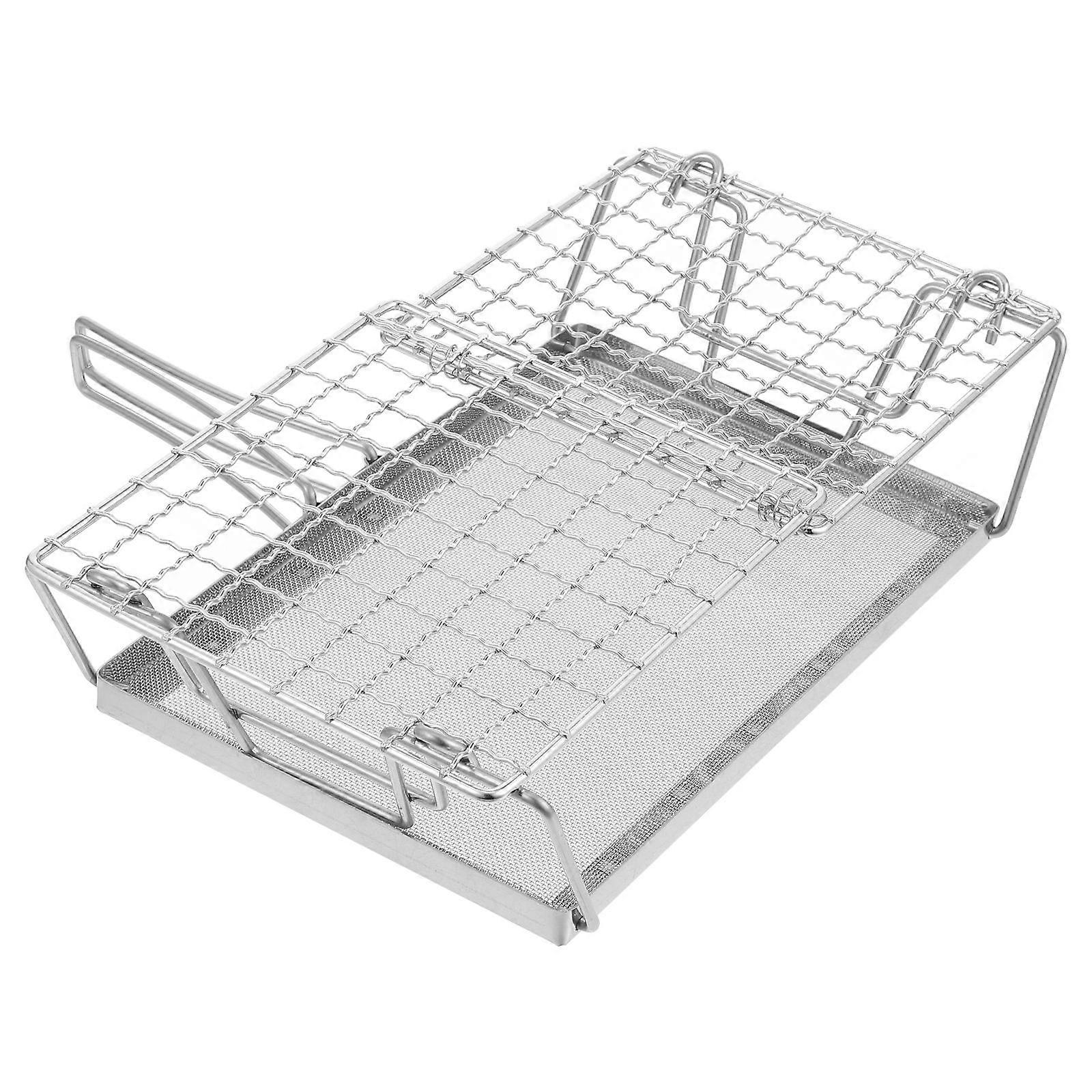 Camping Toaster Minimalist Design Toasting Bread Home Users 9.8×9.3×2.8in 1Set