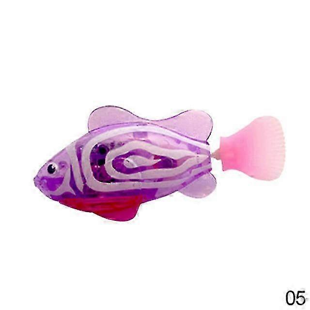 Cat Interactive Electric Fish Toy Water Cat Toy for Indoor Play Swimming Robot Fish Toy for Cat and Dog with LED Light Pet Toys 2025