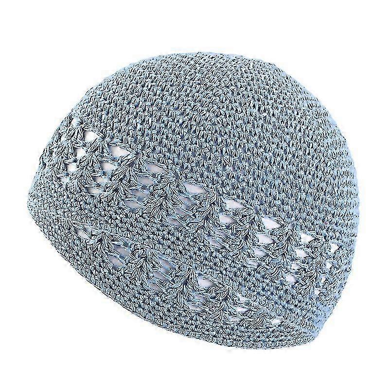 Simple Color Handmade Crochet Cap For Women Men Winter Keep Warm Knitting Hats-Yvan