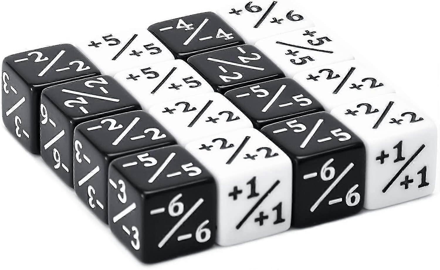 48Pack Dice Counters, Token and Loyalty D6 Dice Cubes, Compatible with MTG