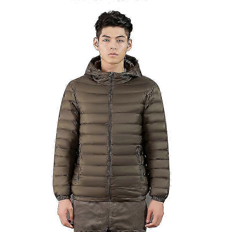 2025 Men Down Jacket Hooded Lightweight Puffer Jacket