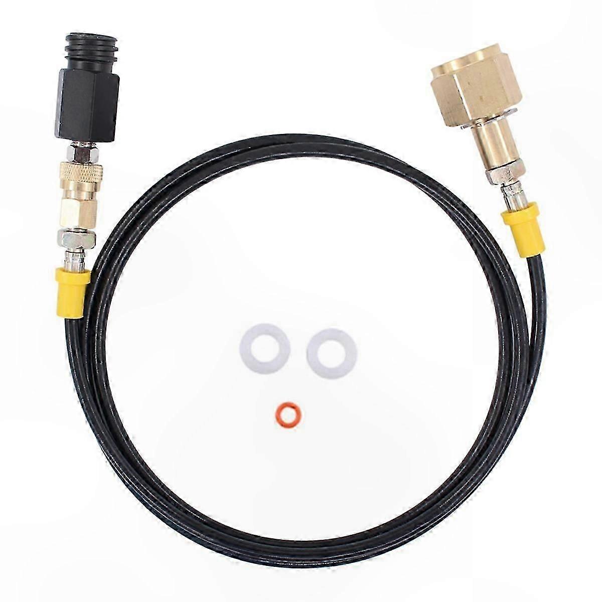 High-Pressure CO2 Hose Adapter for W21.8-14 DIN477 Tanks Compatible with Soda Machines