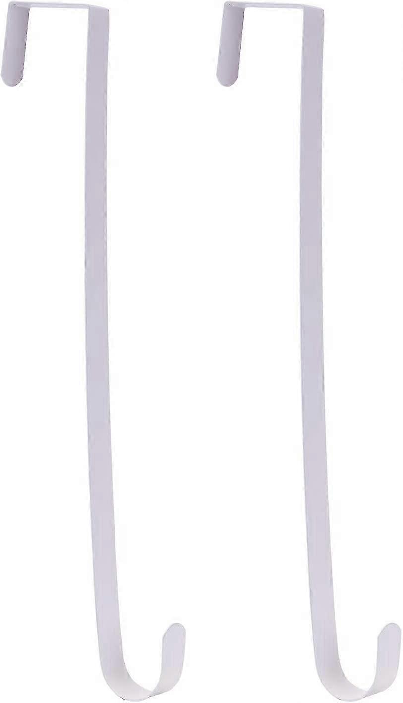 Autumn Front Door Wreath Hanger with 2 Long Metal Hooks for Wreaths - Christmas Decor