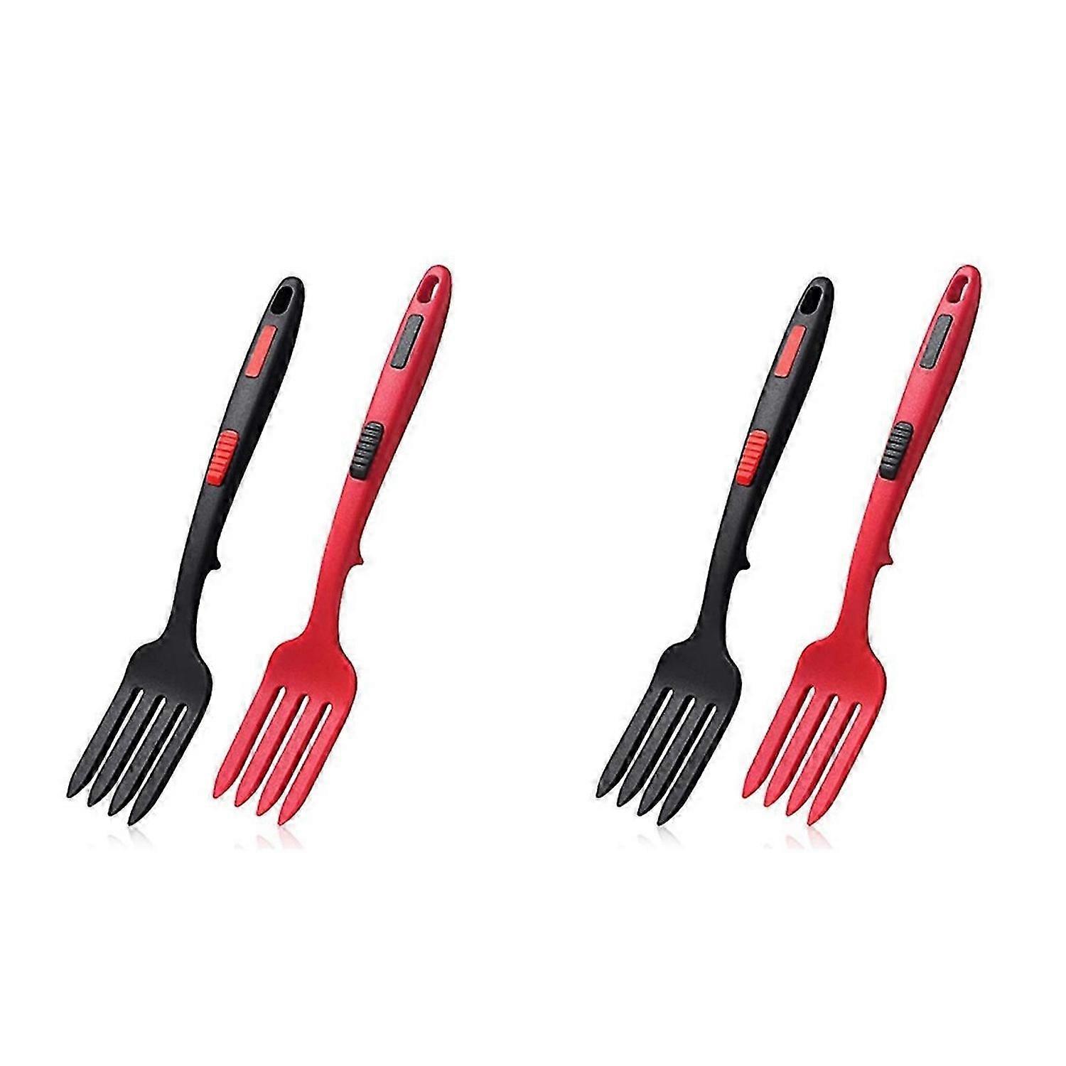 Silicone Flexible Fork,Heat- Fork Tools Safe Kitchen for Mix