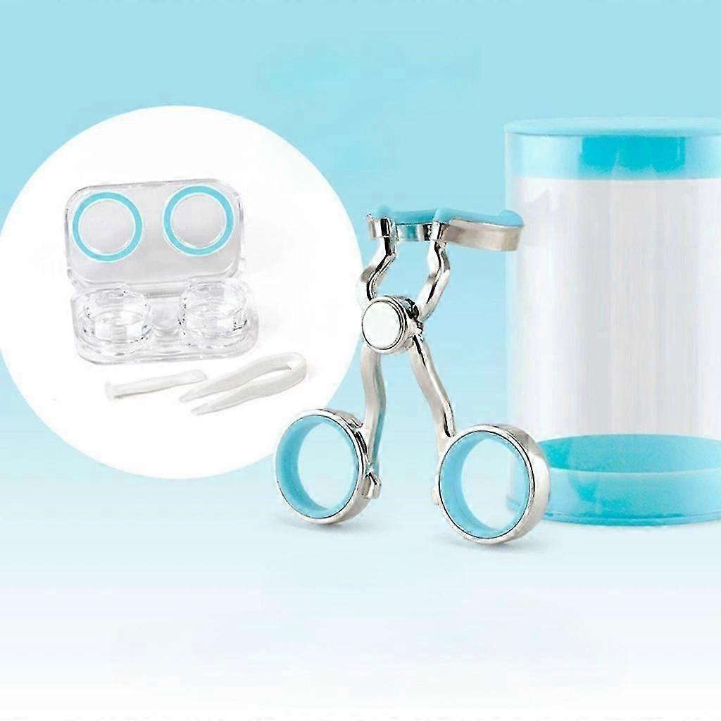 Contact Lens Application Aid with Eyelid Stretcher - Enhanced Helper for Easy Lens Insertion
