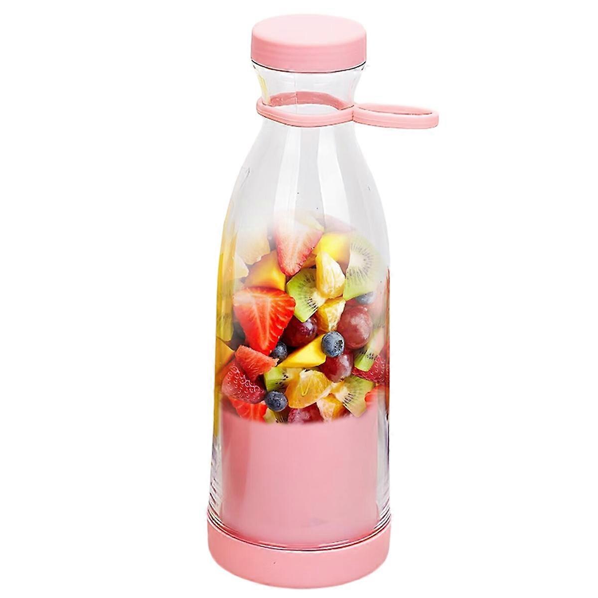 Portable Blender, Portable Cordless Juicer Fruit Juicers for Smoothies Bottle, 420ml Smoothie Blend