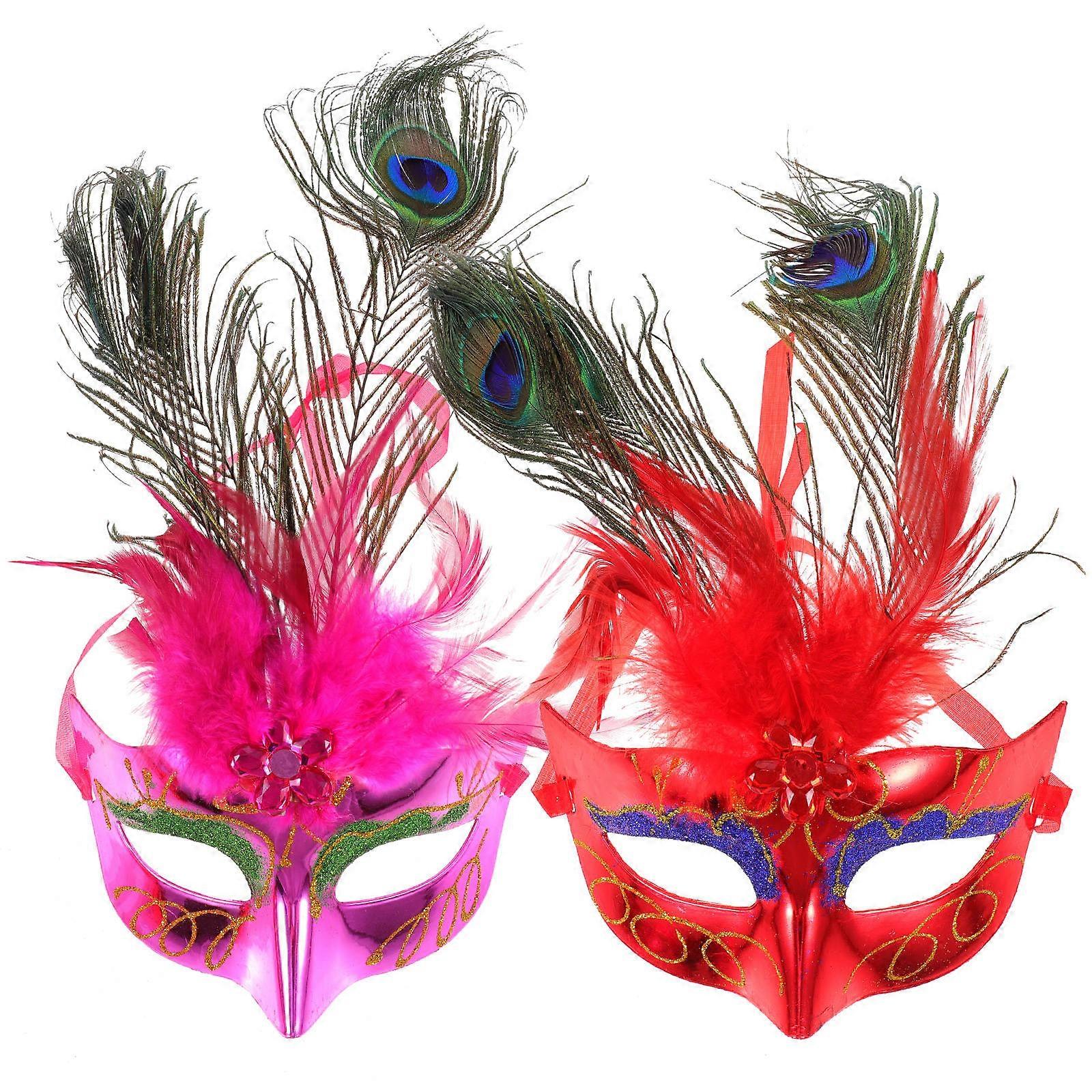 Assorted Color Face Cover Besportble Halloween Half-Face 3Pcs