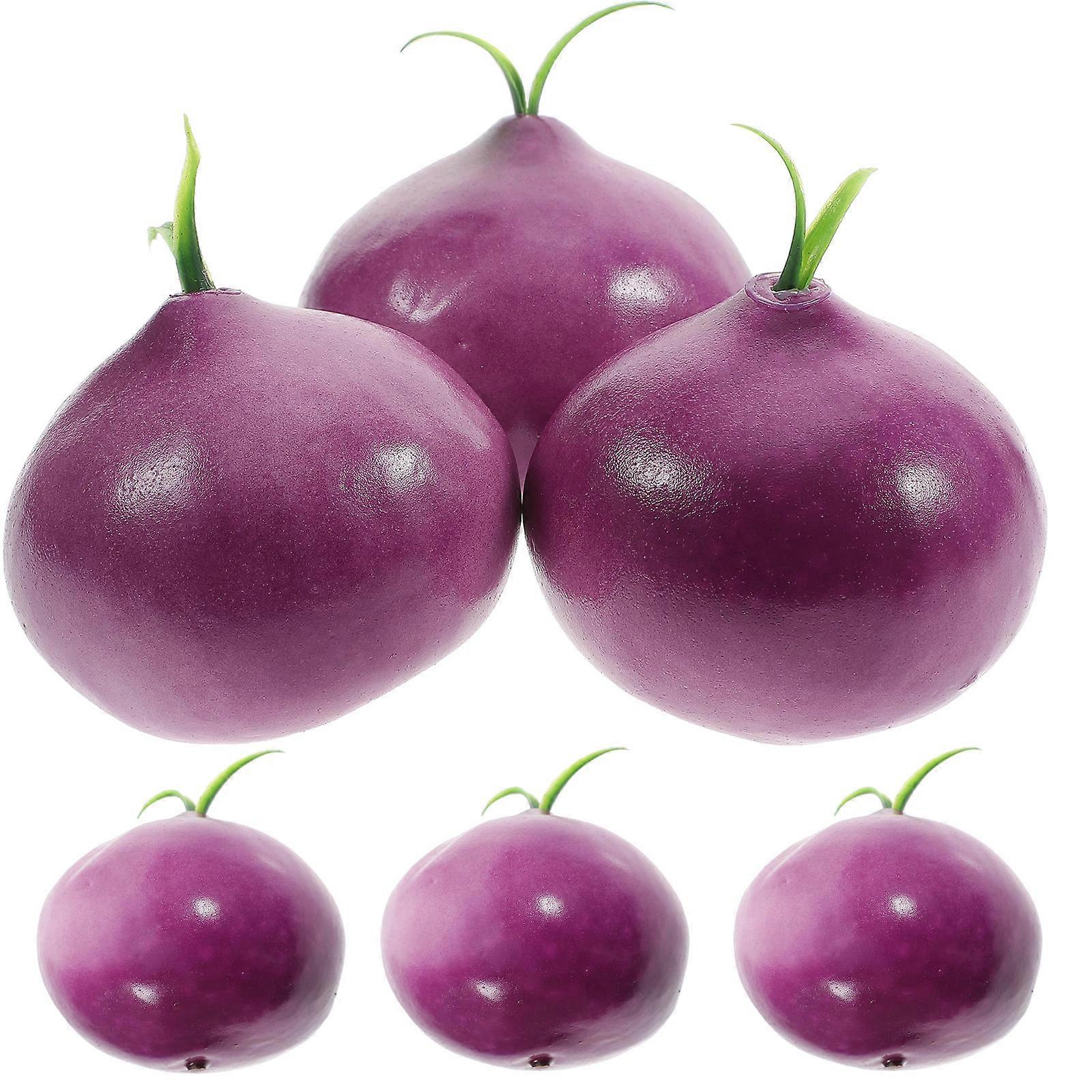 Artificial Simulation Onion Vegetable Model for Home 24Pcs