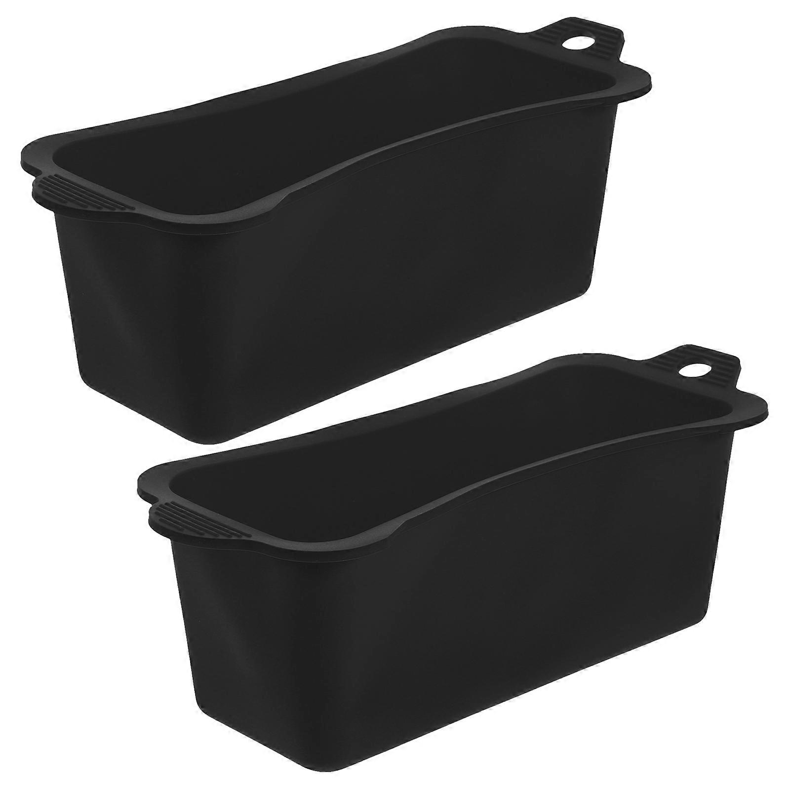 Silicone Drip Pan Liner Grease Cup Accessory for Kitchen Use 2Pcs