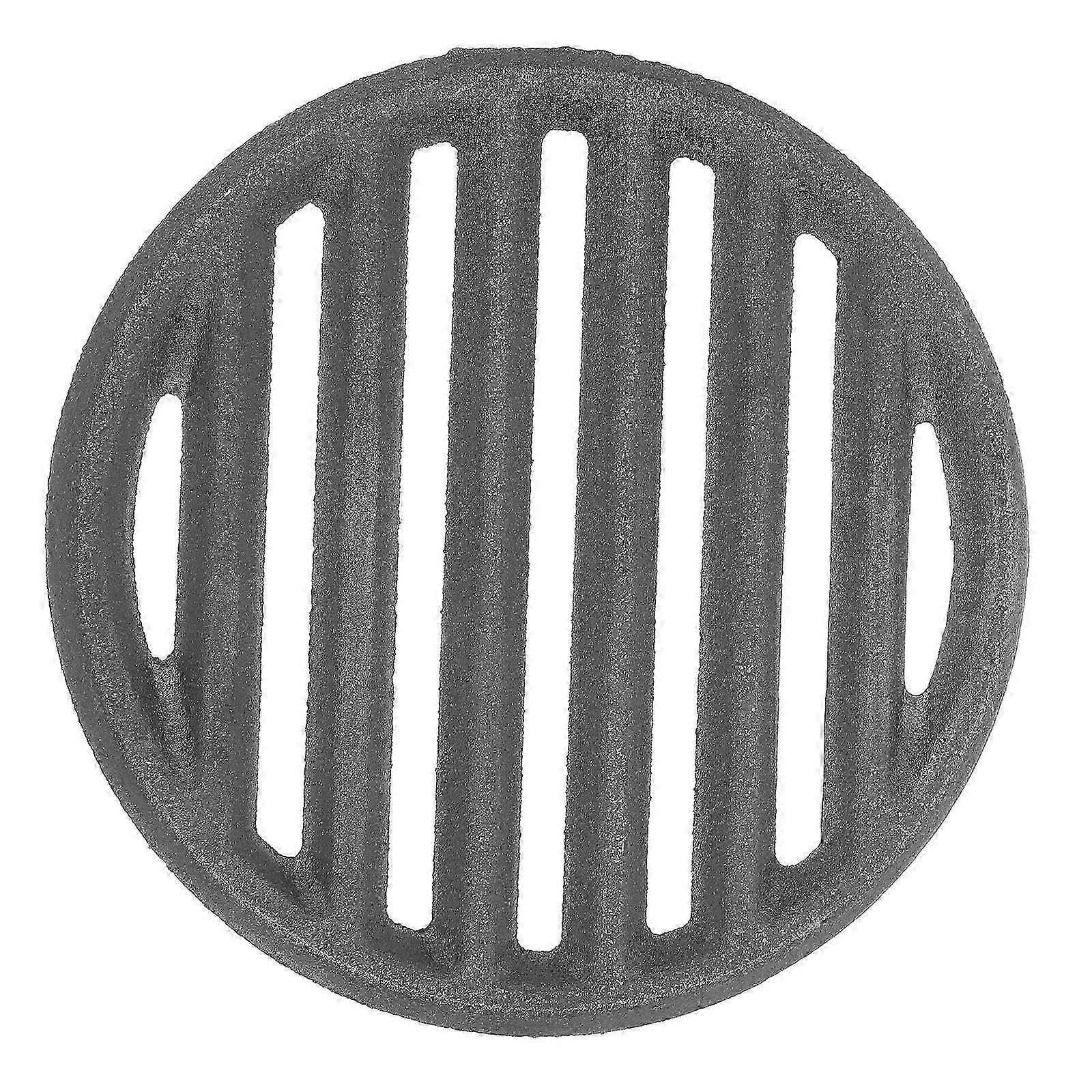 Pyöreä valurautainen grilliritilä, 16 cm ulkokäyttöön, tasainen lämmönjohtavuus ja kestävä