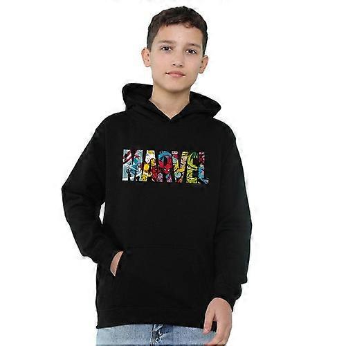 Marvel Childrens/Kids Characters Logo Hoodie