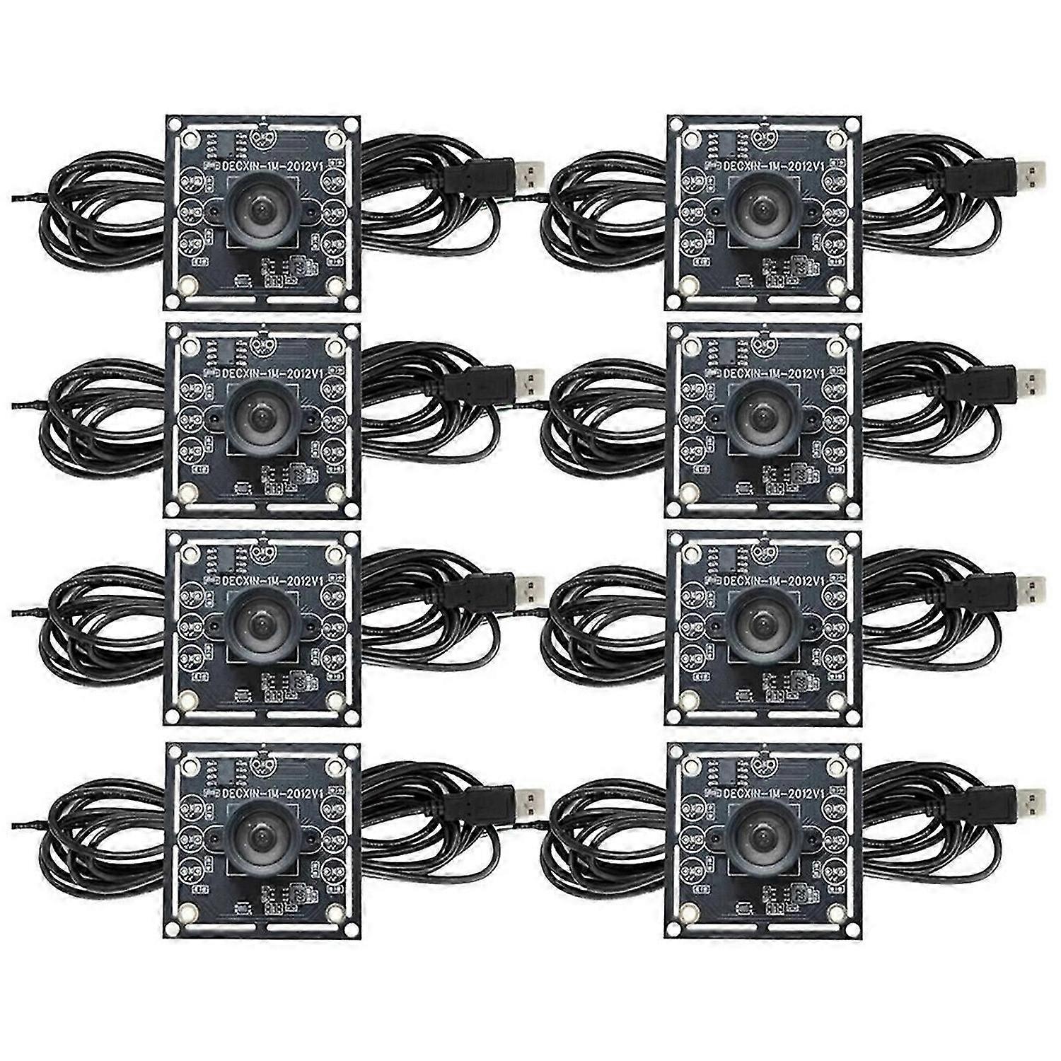 8pcs 100 Degree Camera Module, with 3 Meter Cable for WinXP/7/8/10