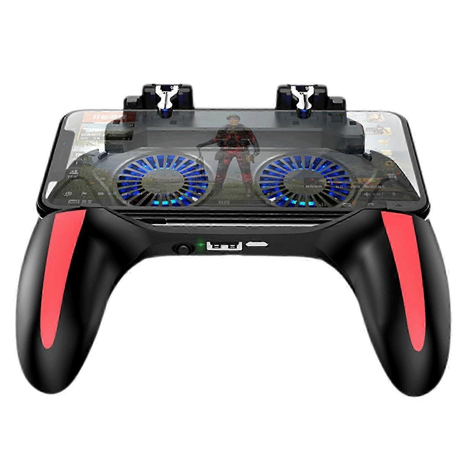 Double Fan Cooling Mobile Phone Gamepad Controller
