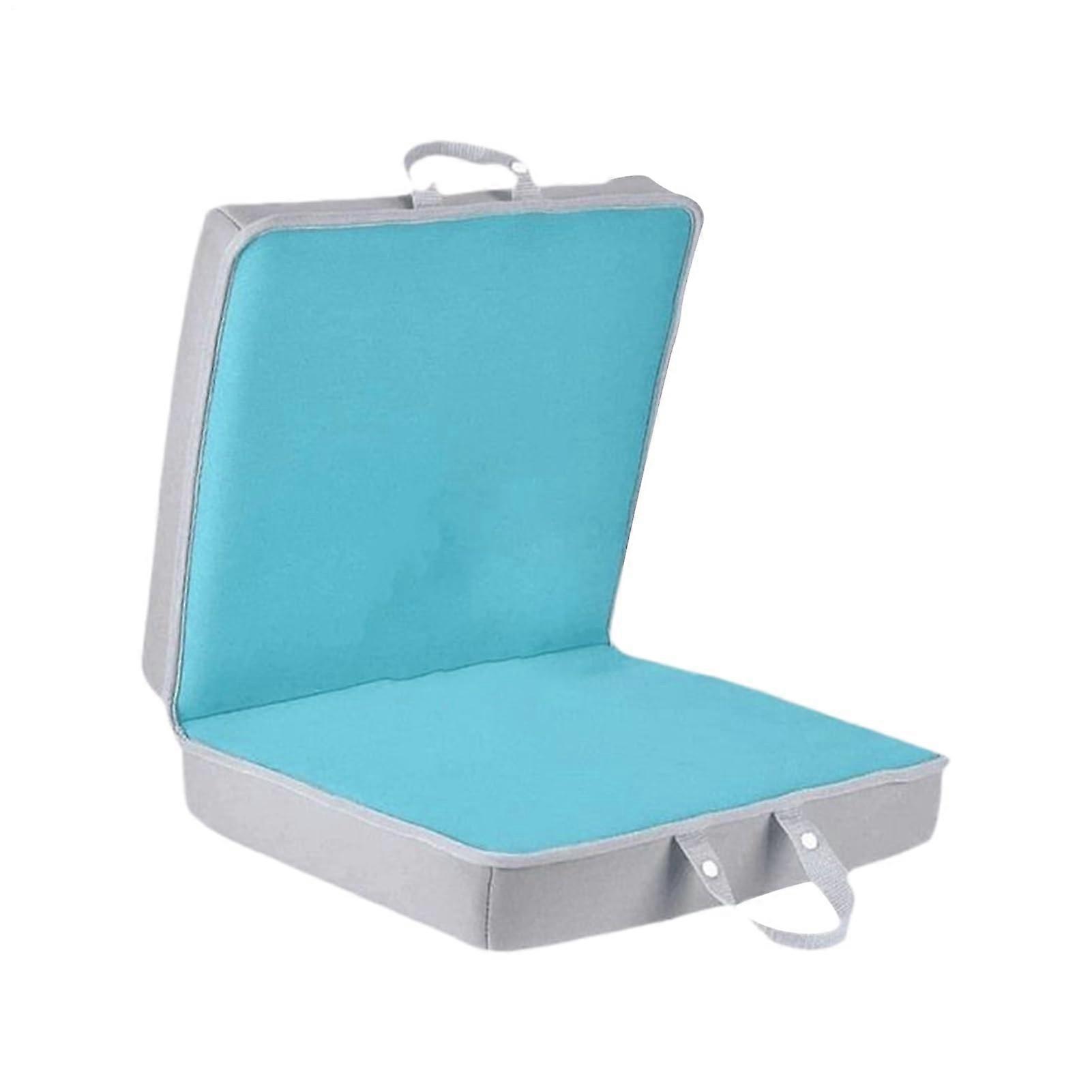 Extra Thick Garden Kneeling Pad, Foldable Knee Cushion Mat, 60x34x5.7 cm Size, NonSlip Base, Joint Protection, Blue