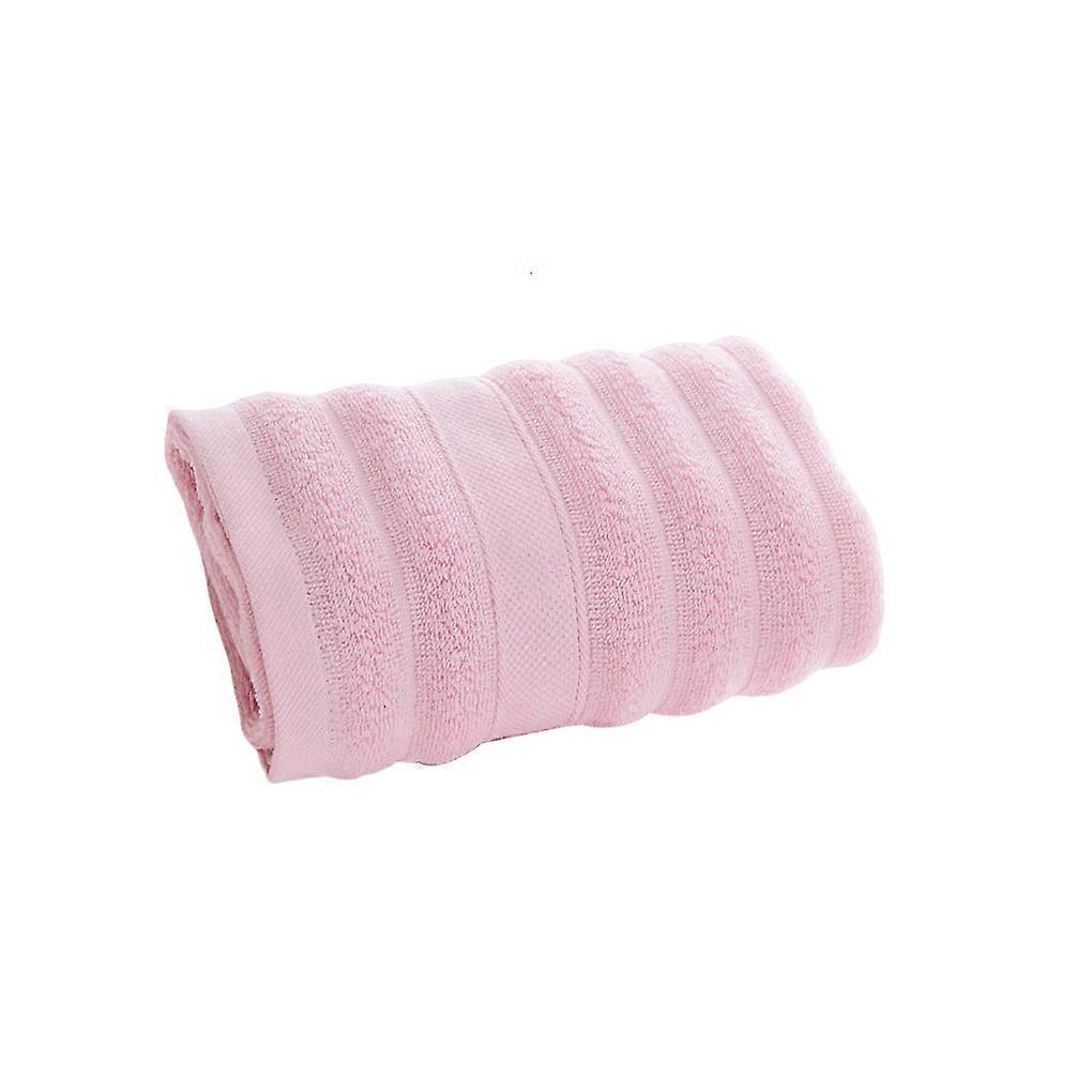 Face Towel Solid Color Cotton Towels Comfortable Hair Drying Washcloth Pink