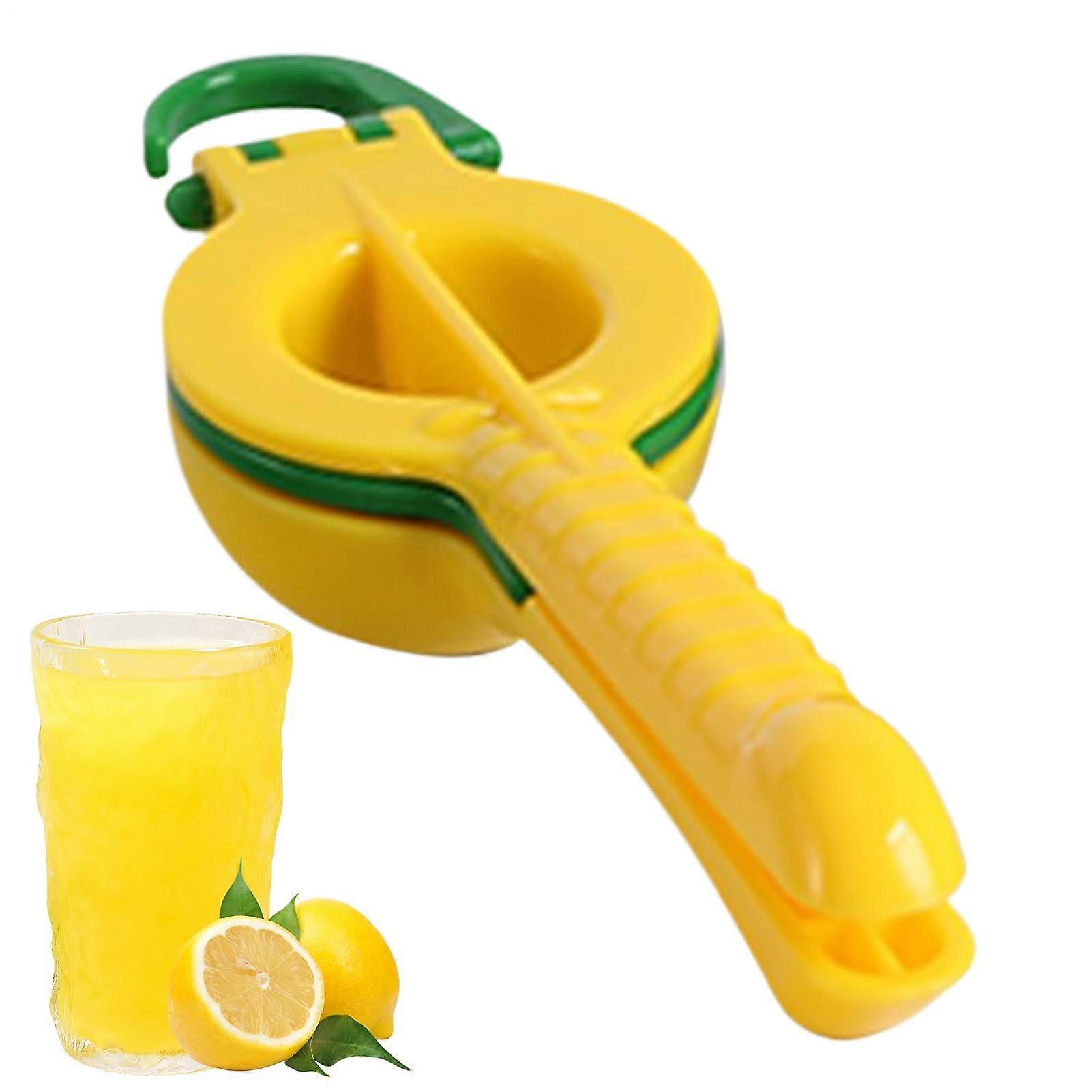 Manual Citrus Squeezer Ergonomic Handle Portable Lemon Orange Garlic Vegetables Press Kitchen Tool For Breakfast Camping