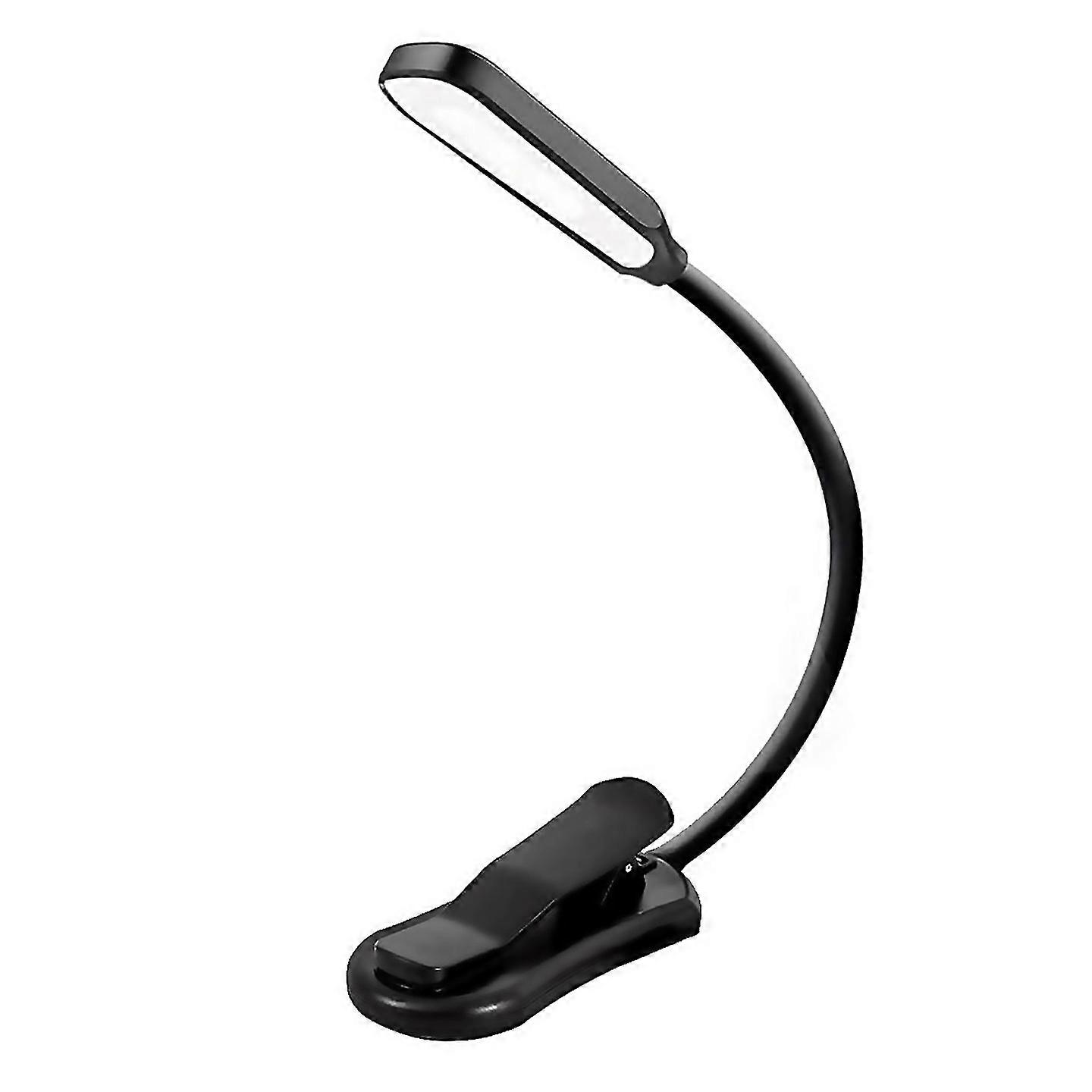 Pour livre rechargeable Lumière Mini 7 Led Lampe de lecture Lecture Noir