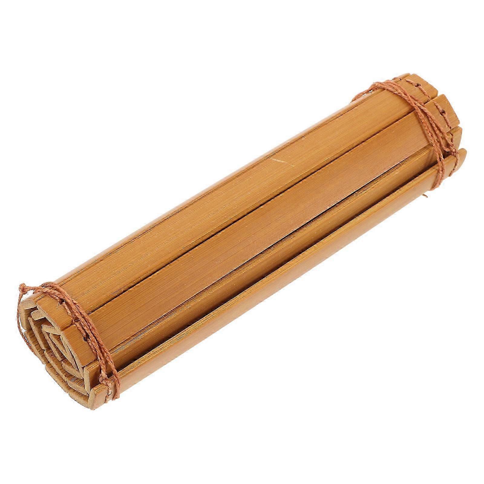 Bamboo Slips Book Calligraphy Practice Childrens Crafts Rectangular Shape Light Brown Color 1Set