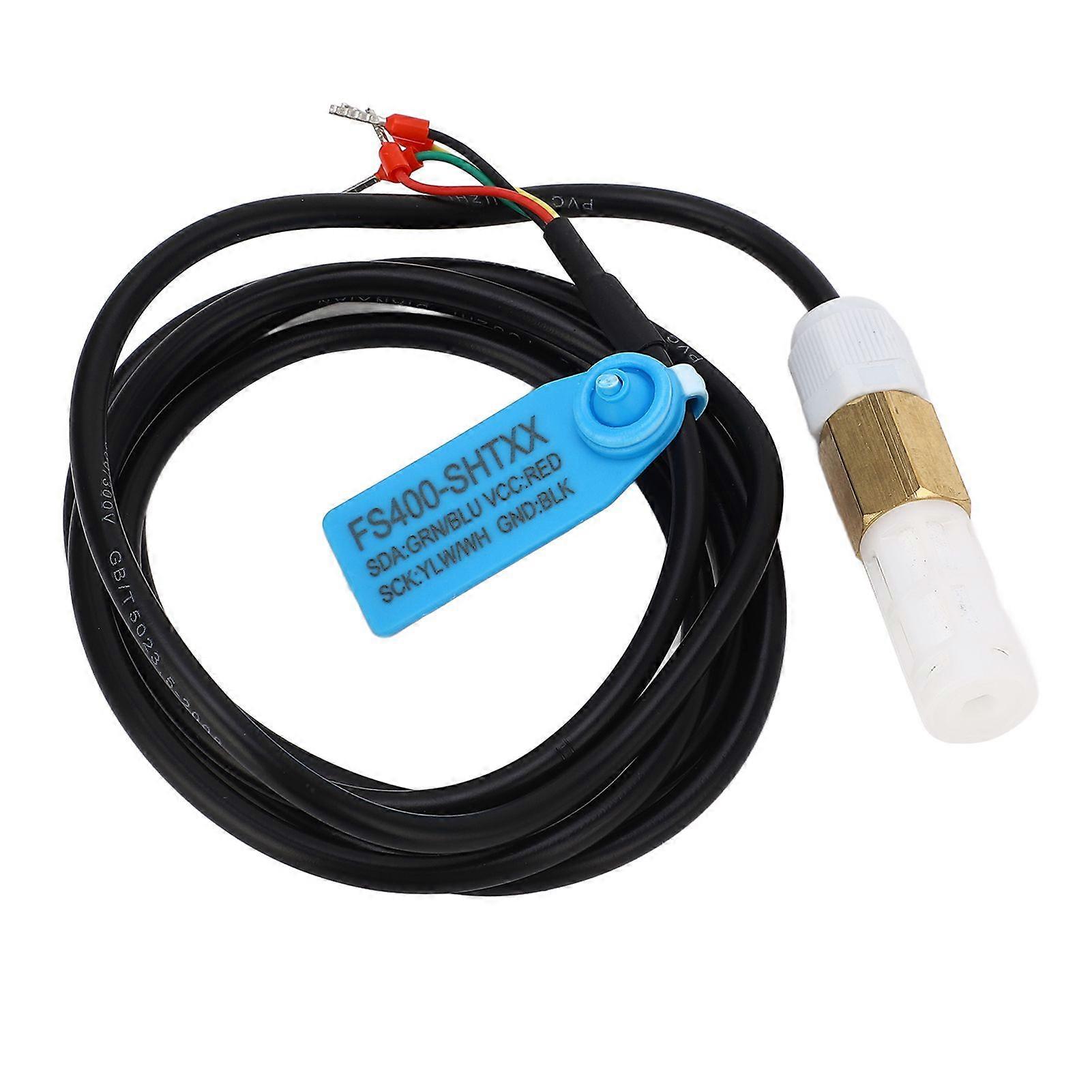 Soil Temperature Humidity Sensor High Accuracy I2C Output Soil Moisture Sensor Probe with 1.5m Cable DC3.3V