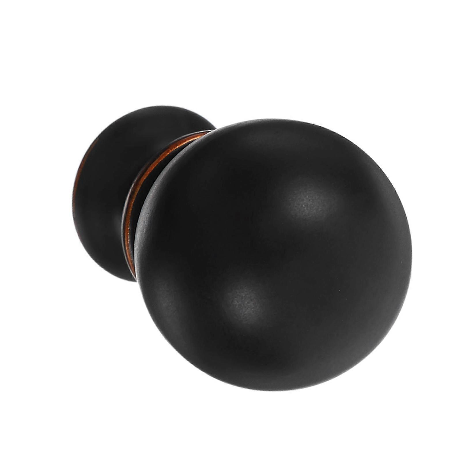 Lamp Finial Cap Metal Adapter for Home Use 2Pcs Black Zinc Alloy Decoration
