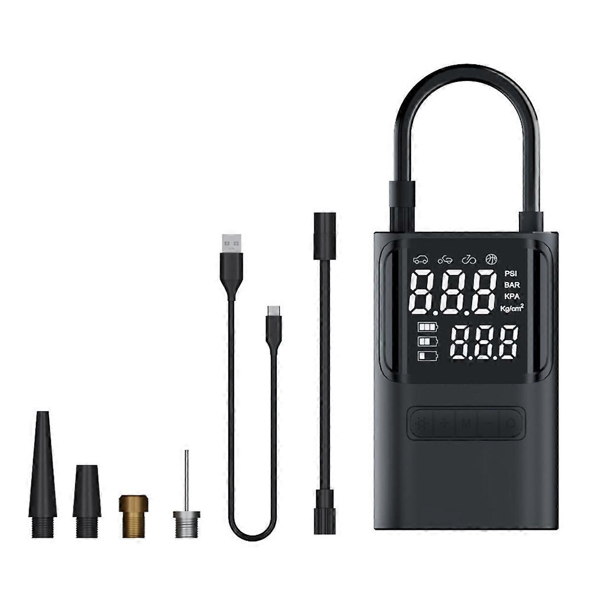 Portable Wireless Air Compressor Pump for Cars Bicycles and Tire Pressure Measurement Car Electronic Security Products