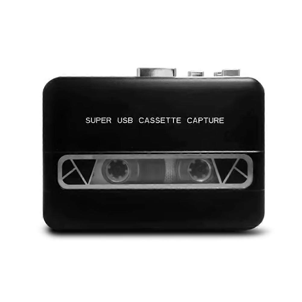Portable Super USB Cassette Capture Player Walkman Speaker Multiple Power Supply Methods Digitizes Cassette Music to MP3