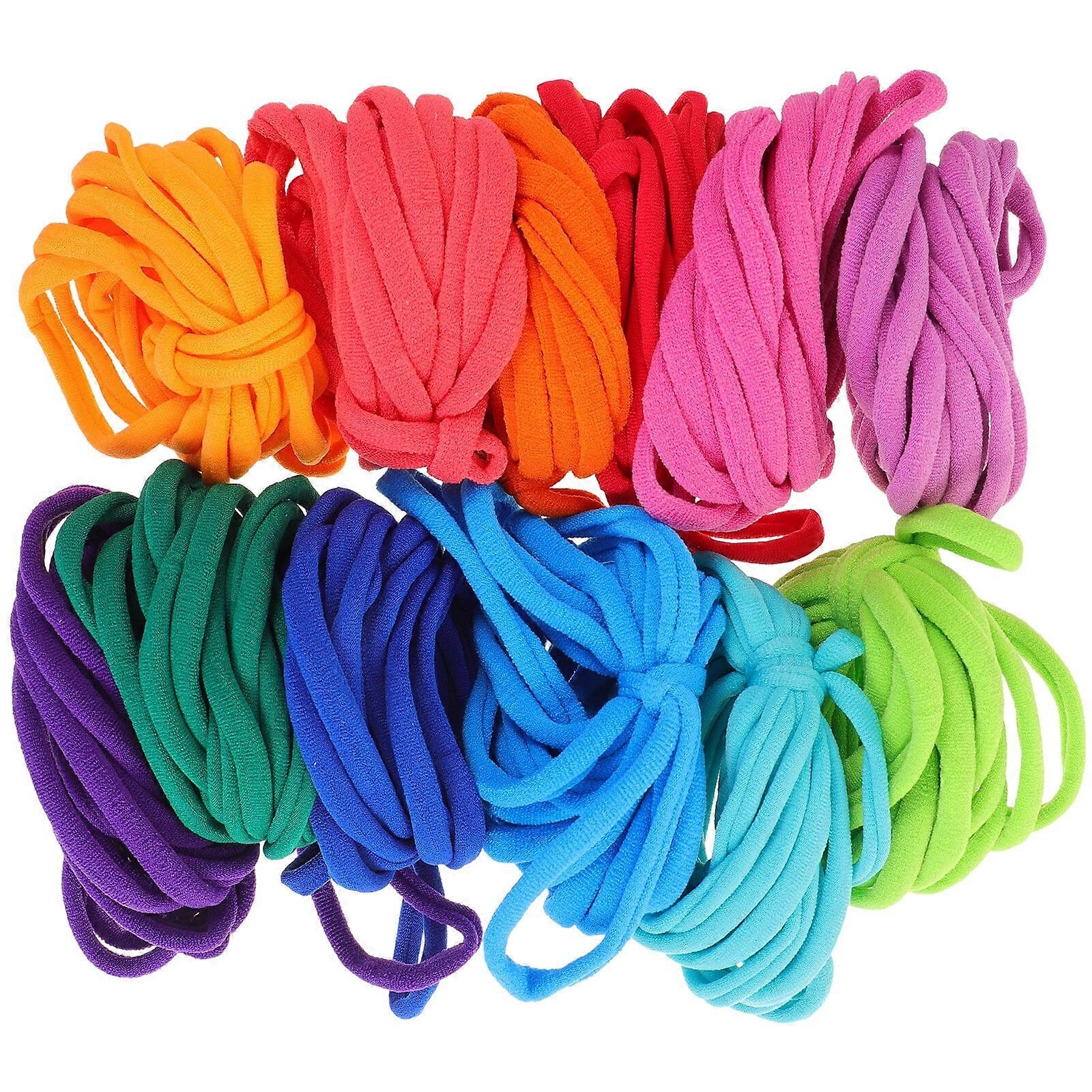12 Colors Loop Potholder Loops Weaving Loom Loops Bulk Weaving Craft Loops with Multiple Colors for DIY Crafts Supplies