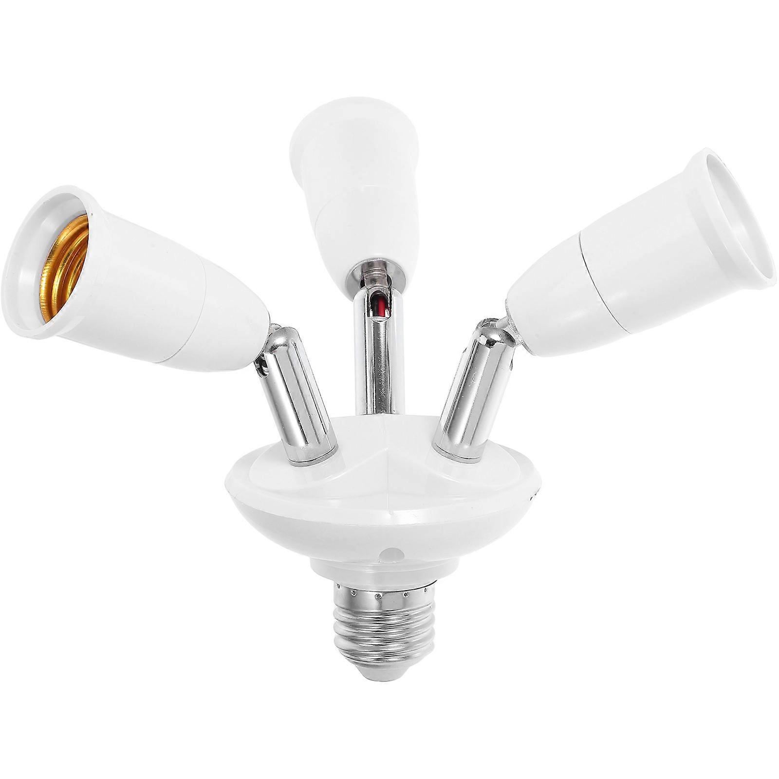 4Pcs E27 Light Bulb Sockets Splitter Adjustable Angles For Indoor And Outdoor Lighting Easy Installation