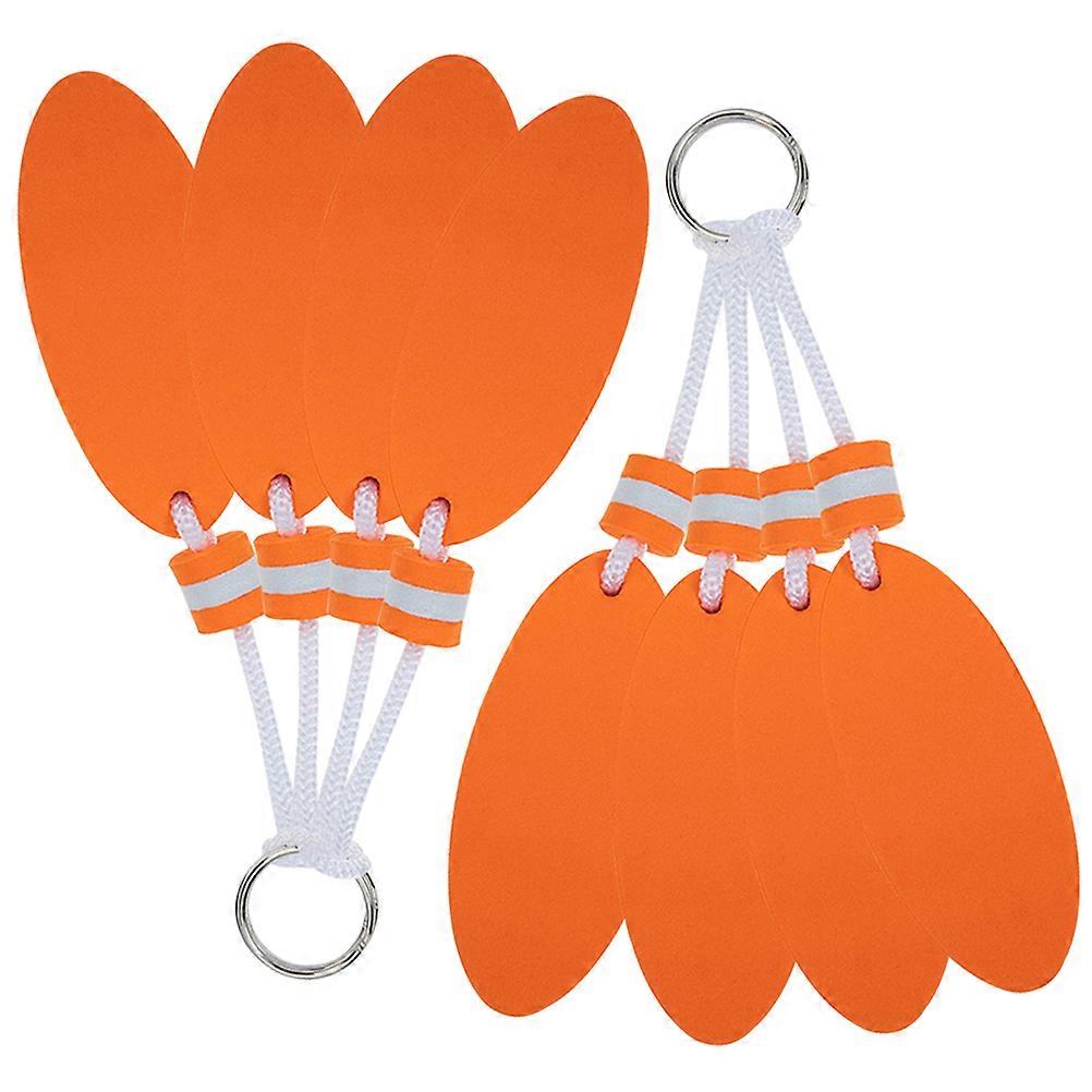 Eva Key Chain Floating Keychain for Boating 40Pcs Durable Orange