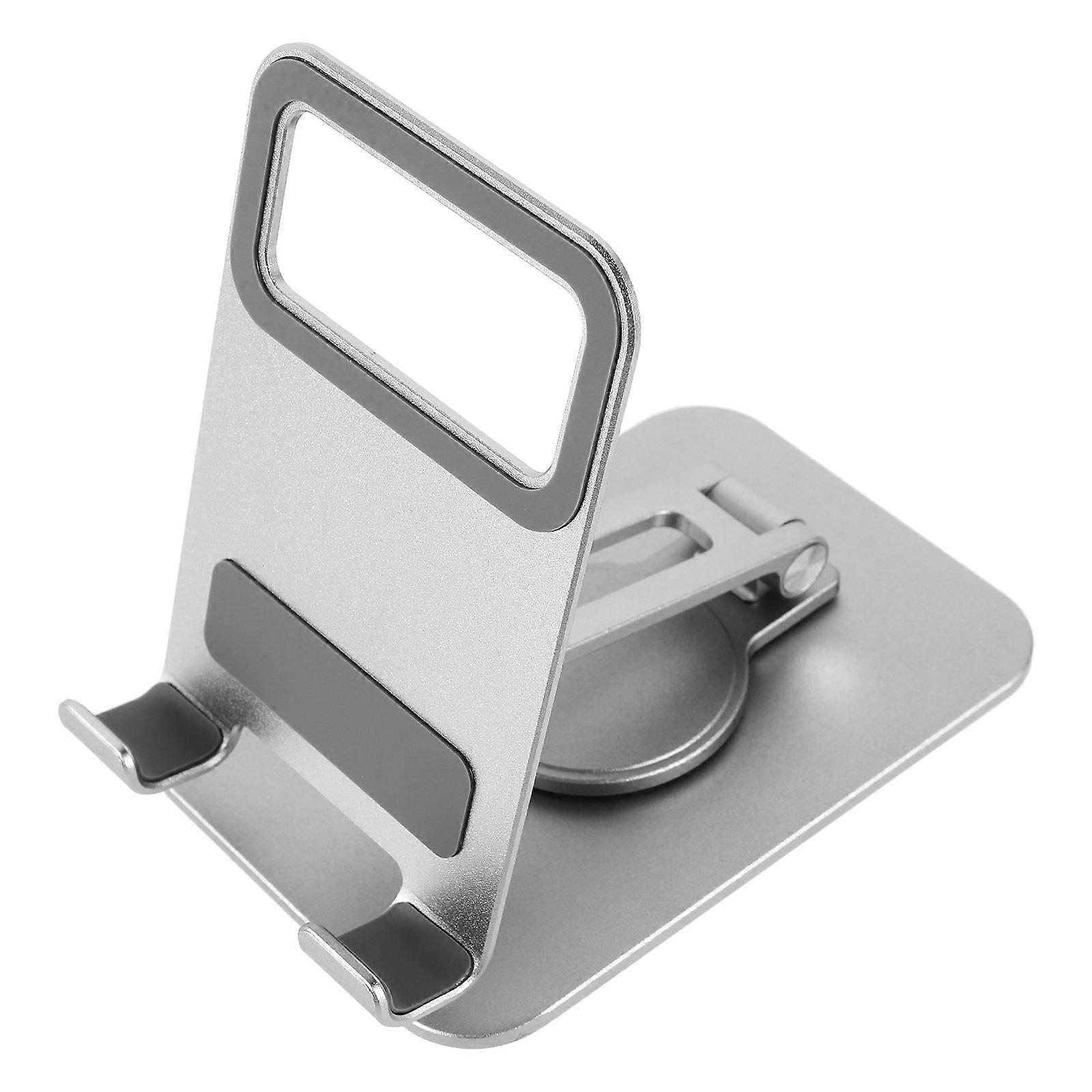 Rotating Foldable Mobile Phone Stand Designed For Video Watching And Calls In Dark Grey Providing Enhanced Stability 5Pcs