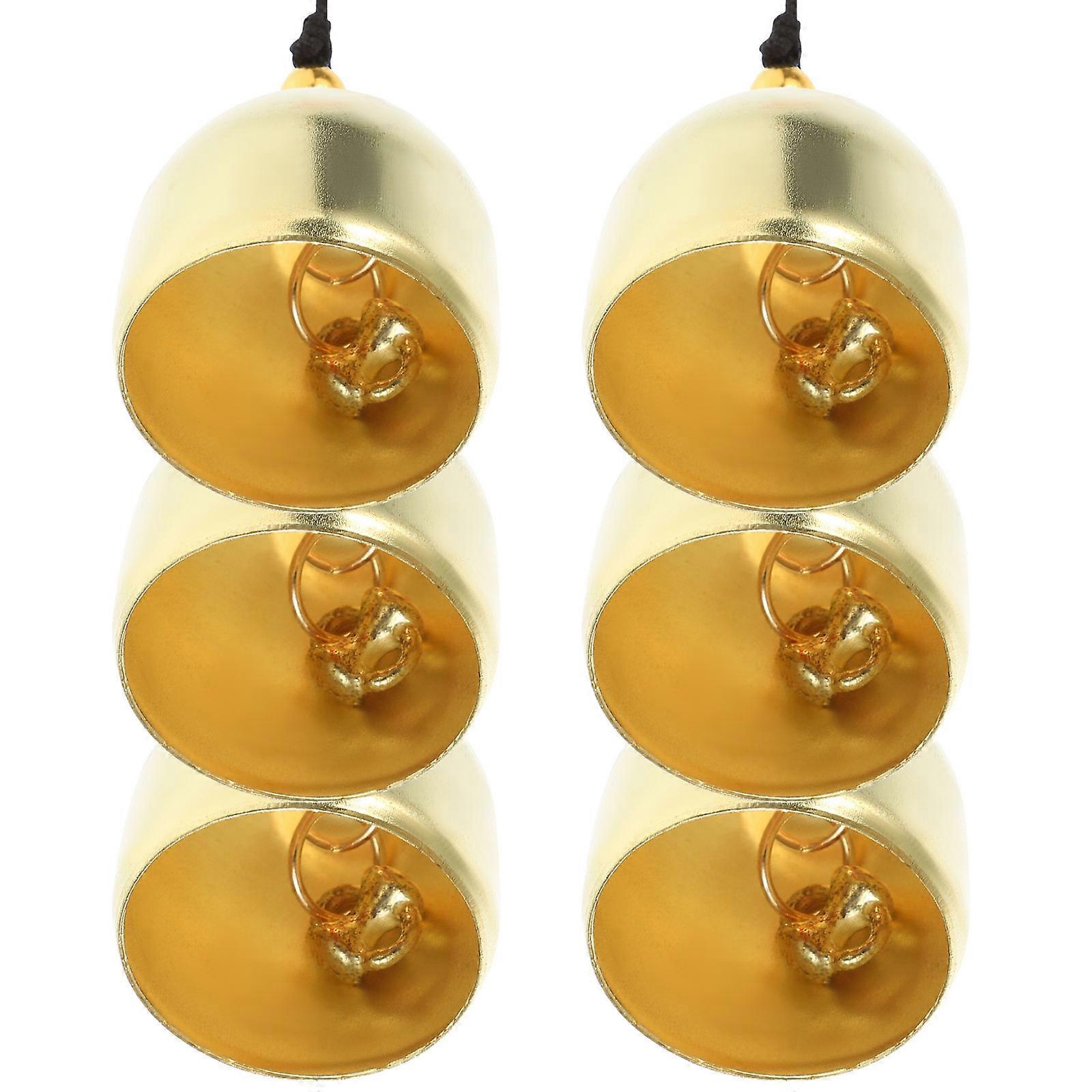 Decorative Bells 30 Sets Gift Option for Party Decoration Ideal for Office Building and Restaurant Elegant Black Rounded Style
