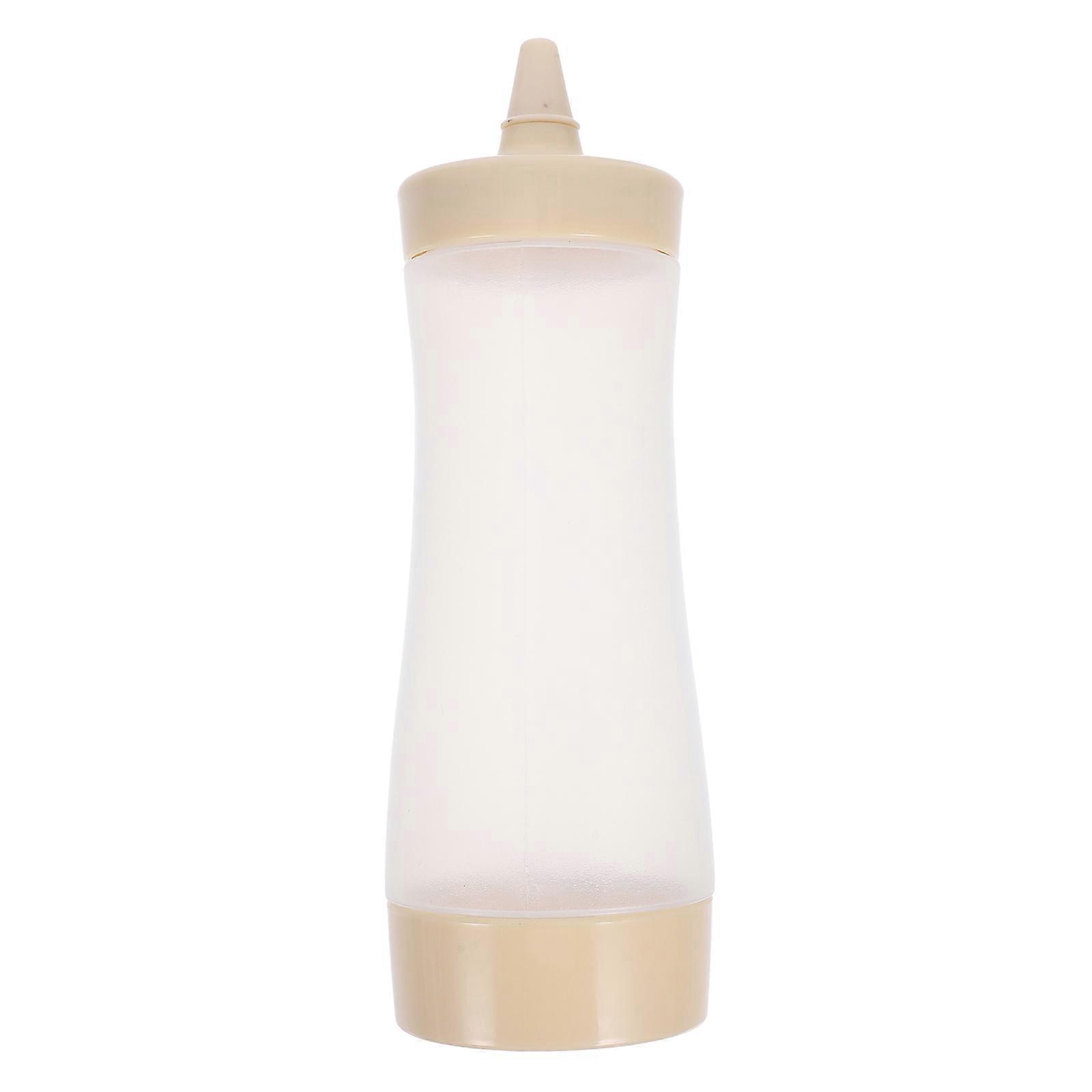 Condiment Squeeze Bottles Leak Proof BBQ Accessories 3Pcs Beige