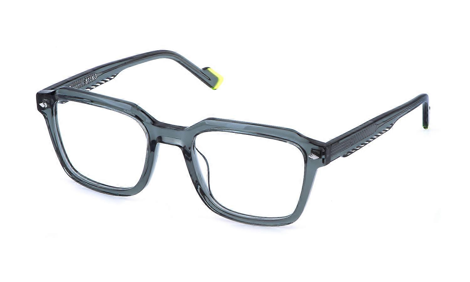 Eyewear Frames Sting VST570 0V51 Green Transparent LUCIDO 53/21/145 MAN