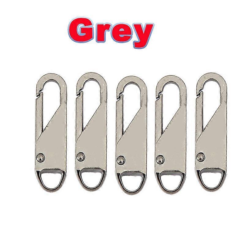 2/5/10Pcs Zipper Puller Replacements Zipper Slider Repair Instant Zippers Head Pull Handle Zippers Extender for Cloth Travel Bag