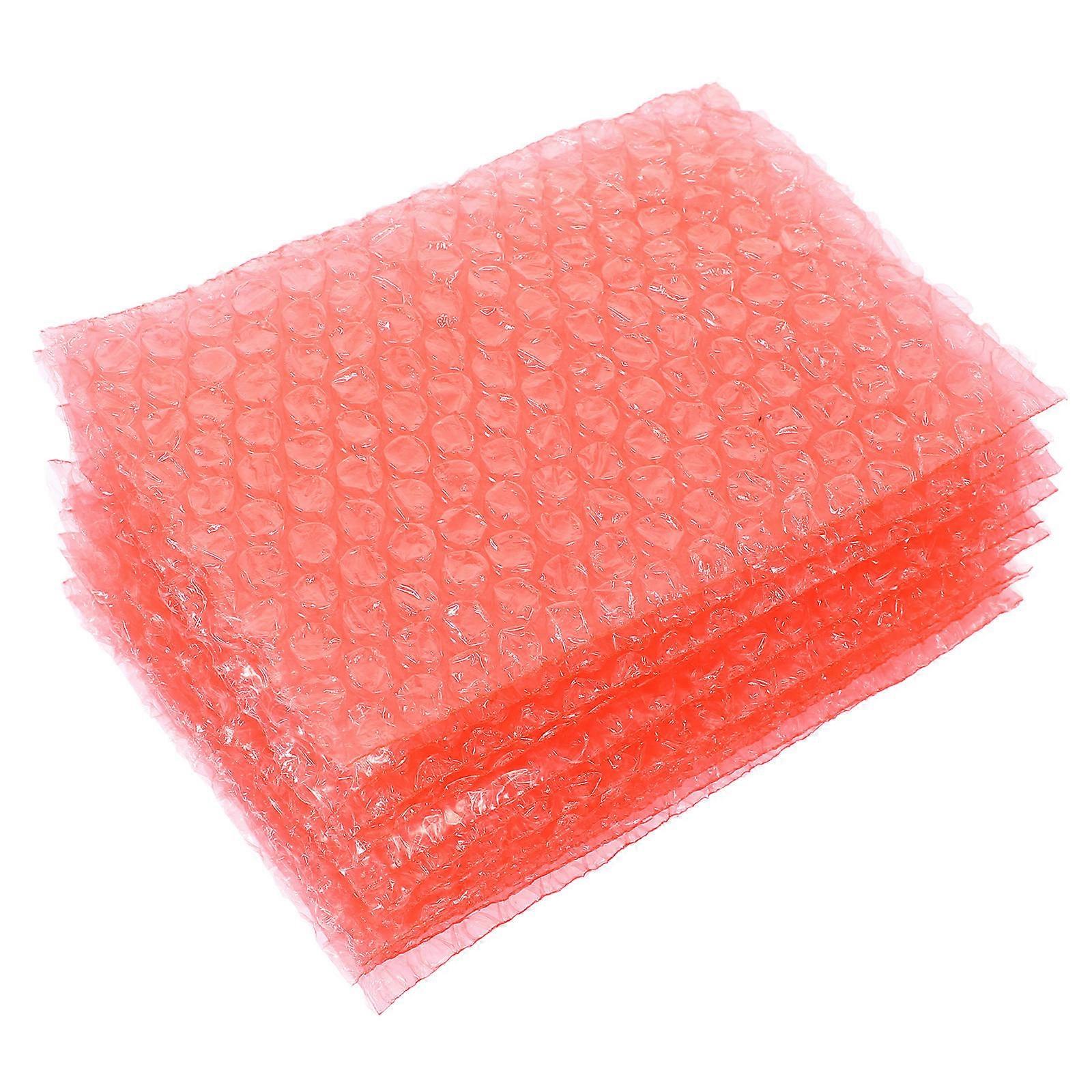 Protective Bubble Pouch for Packaging Use Red Pe Material 200Pcs