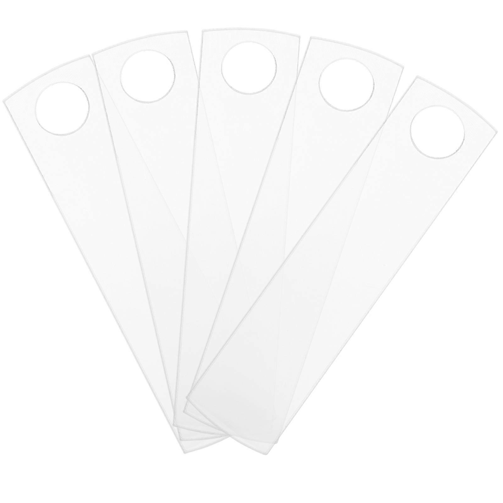 15 Pcs Transparent Blank Name Tags Made From Acrylic Ideal For Tumbler Cups Applicable For Coffee Shops And Hotels